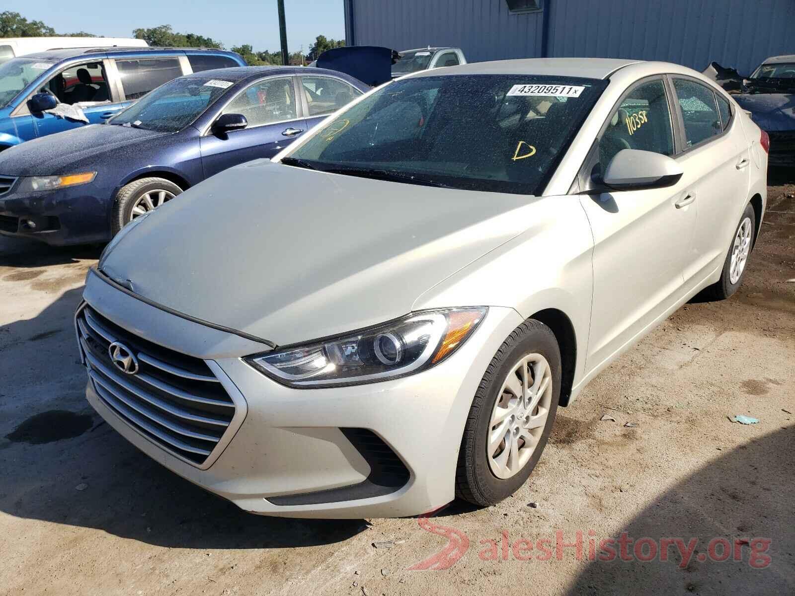 KMHD74LF1HU071437 2017 HYUNDAI ELANTRA