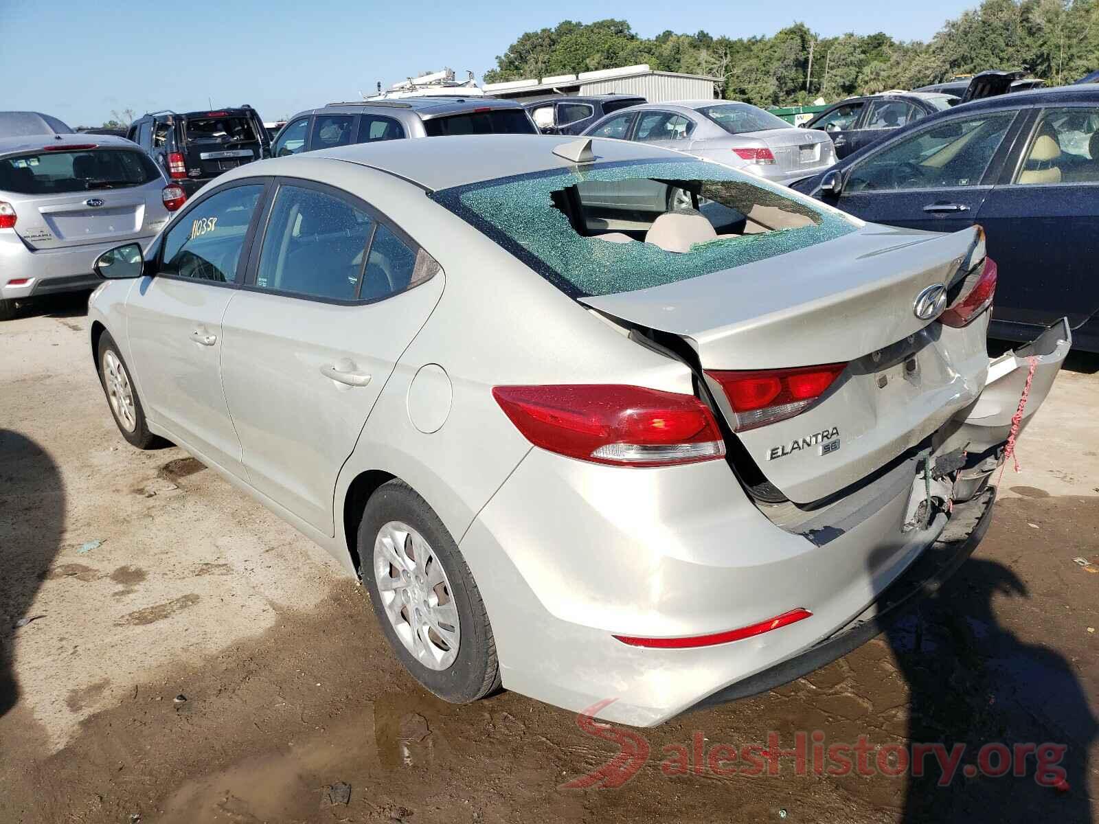 KMHD74LF1HU071437 2017 HYUNDAI ELANTRA