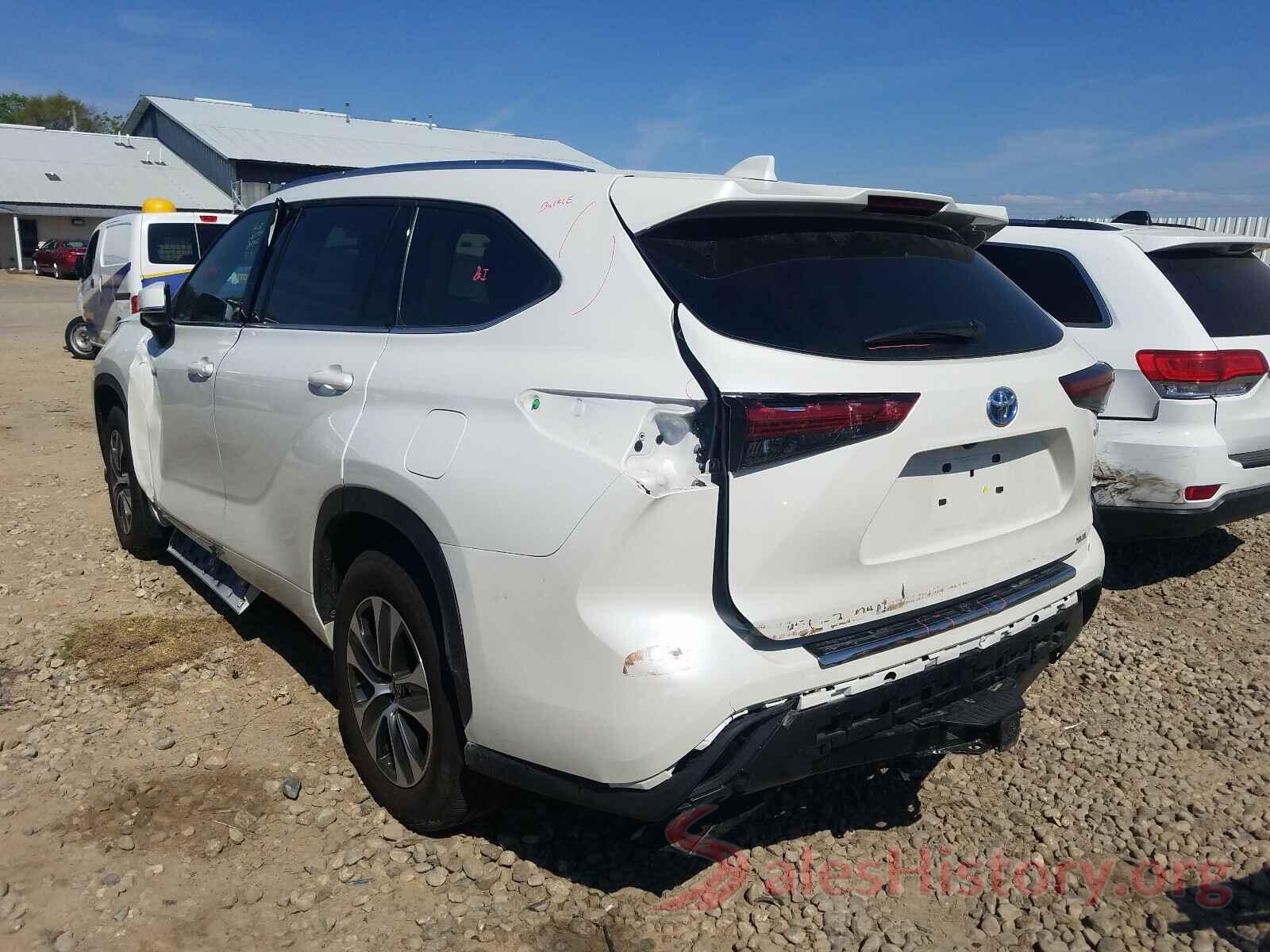 5TDHBRCH4LS502062 2020 TOYOTA HIGHLANDER