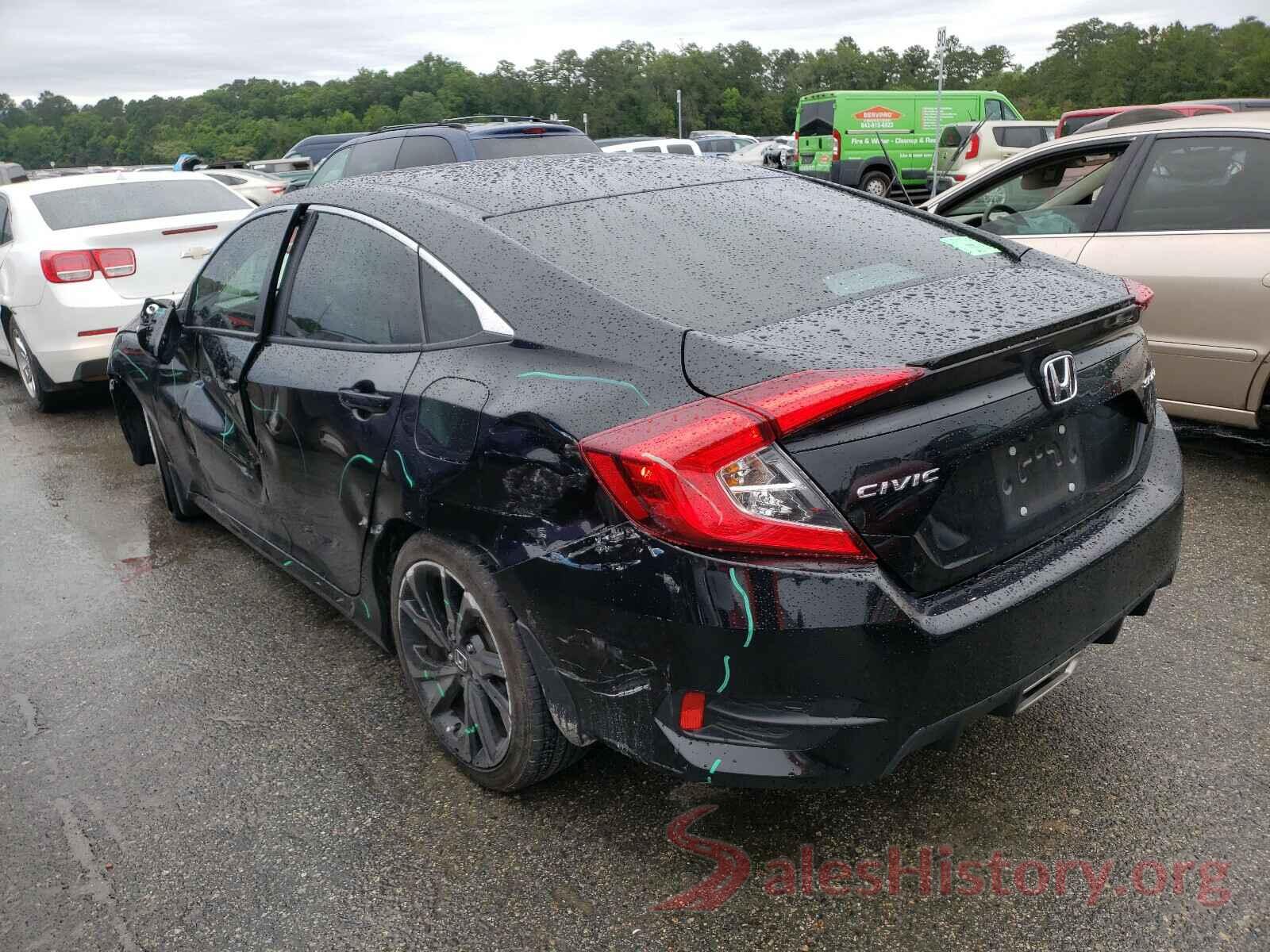 2HGFC2F86KH605862 2019 HONDA CIVIC