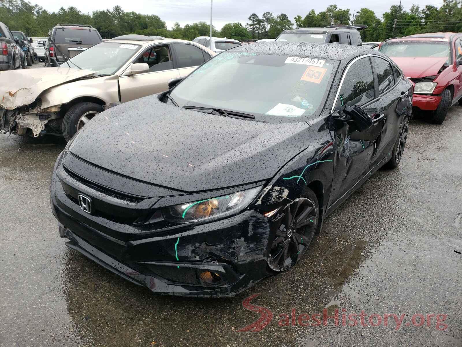 2HGFC2F86KH605862 2019 HONDA CIVIC