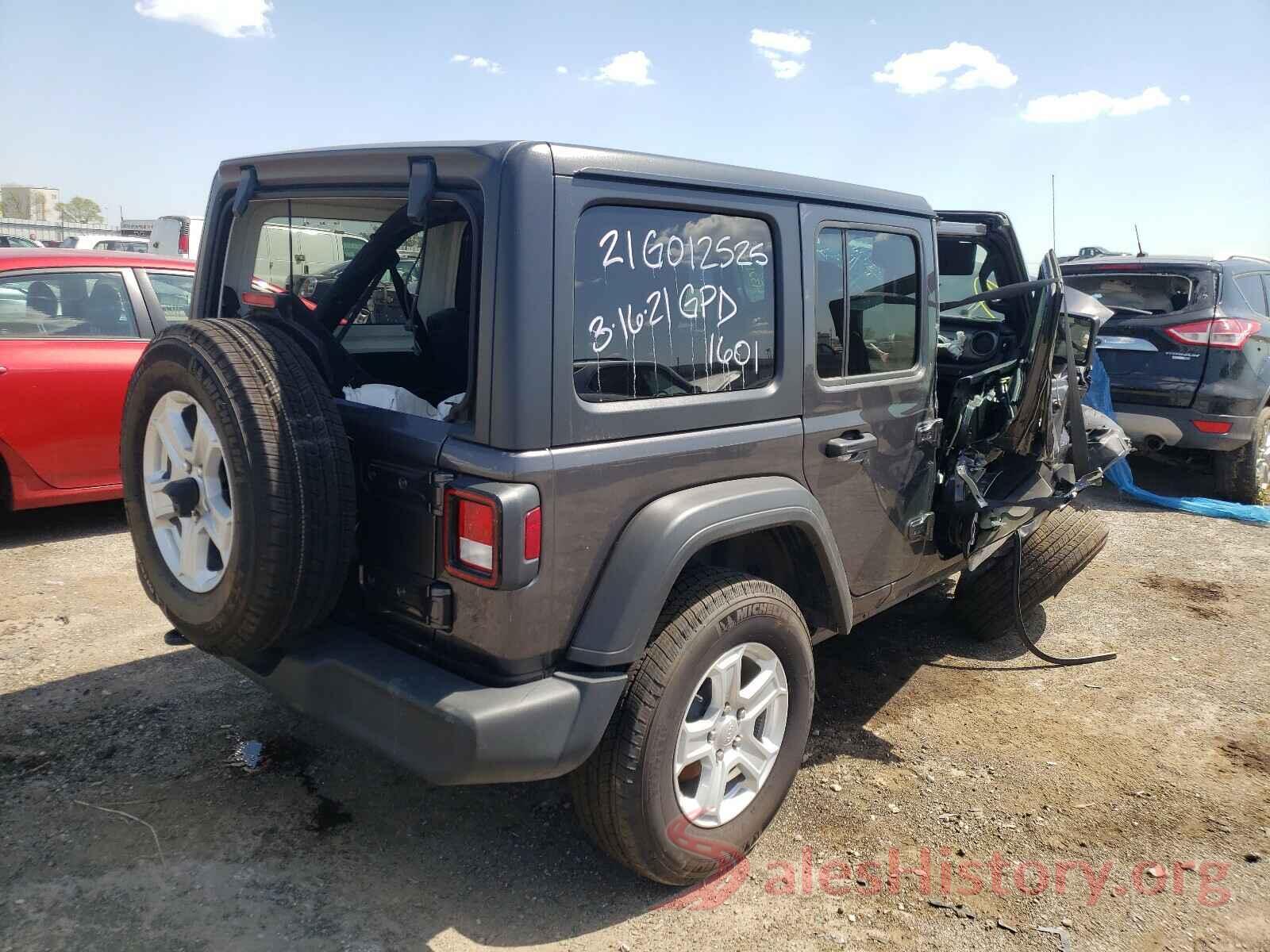 1C4HJXDN6MW592019 2021 JEEP WRANGLER