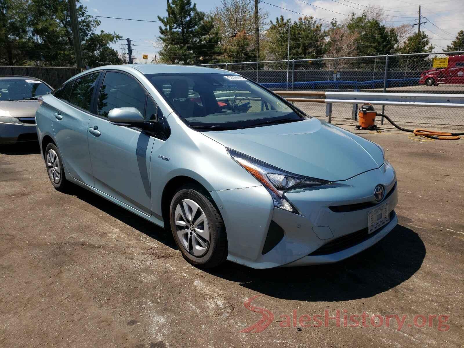 JTDKBRFU1J3590744 2018 TOYOTA PRIUS