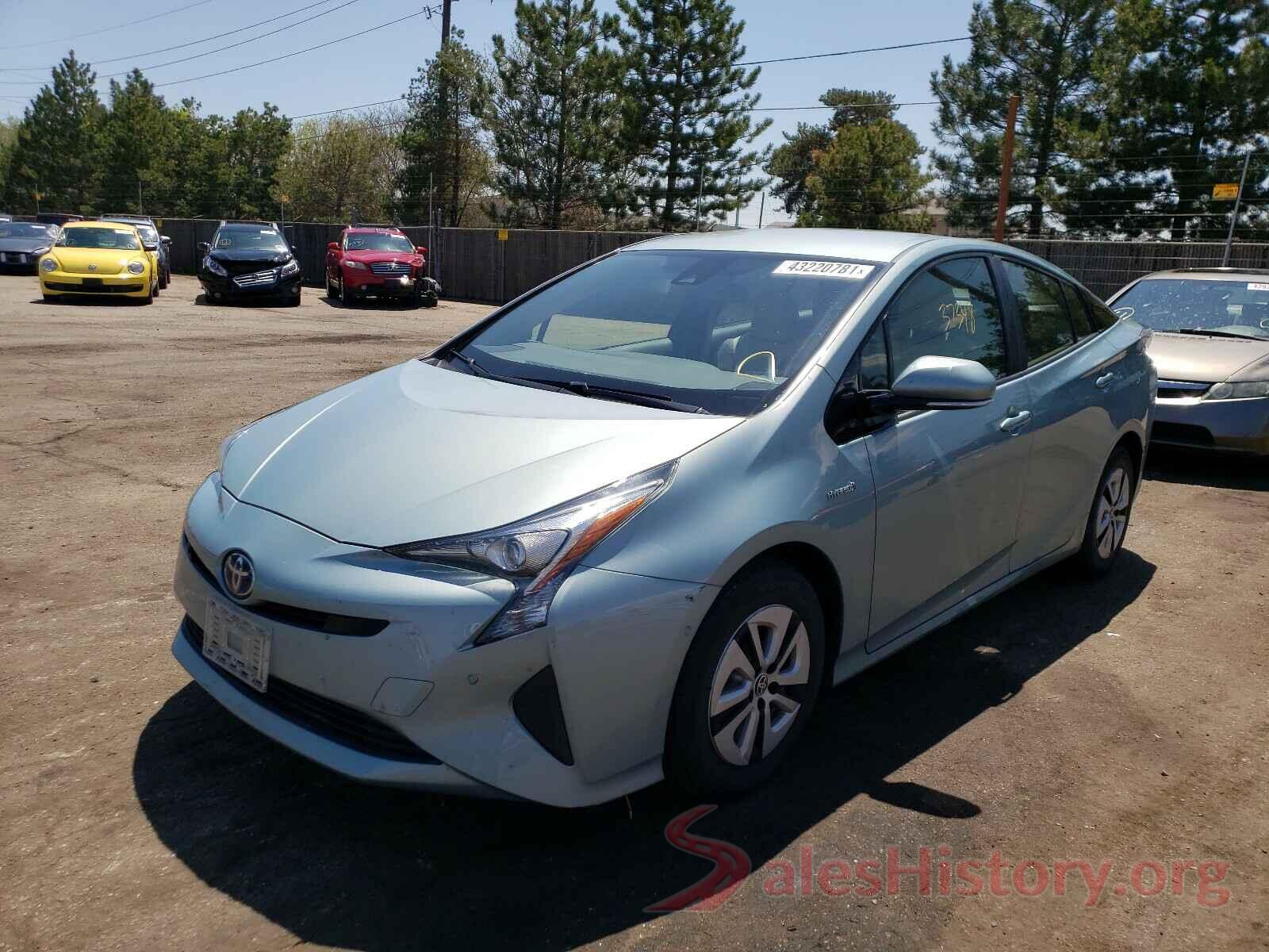 JTDKBRFU1J3590744 2018 TOYOTA PRIUS