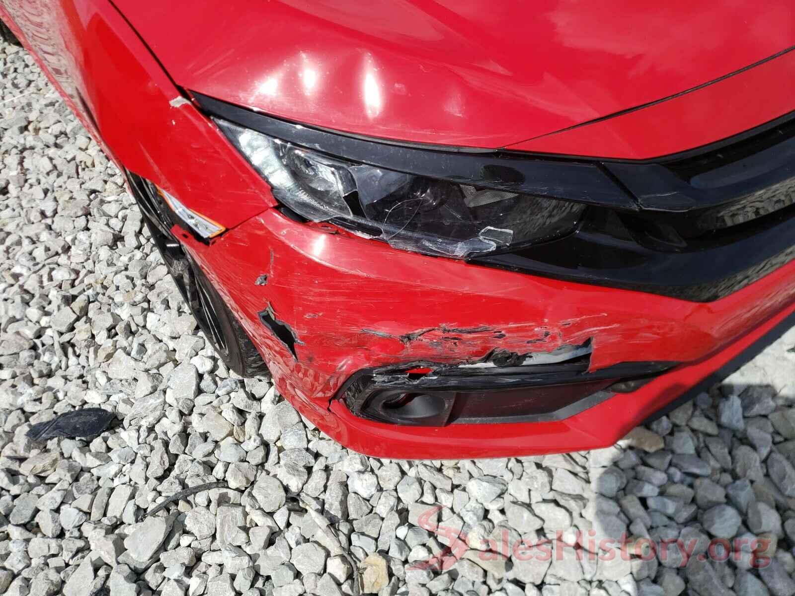 2HGFC2F8XKH578262 2019 HONDA CIVIC