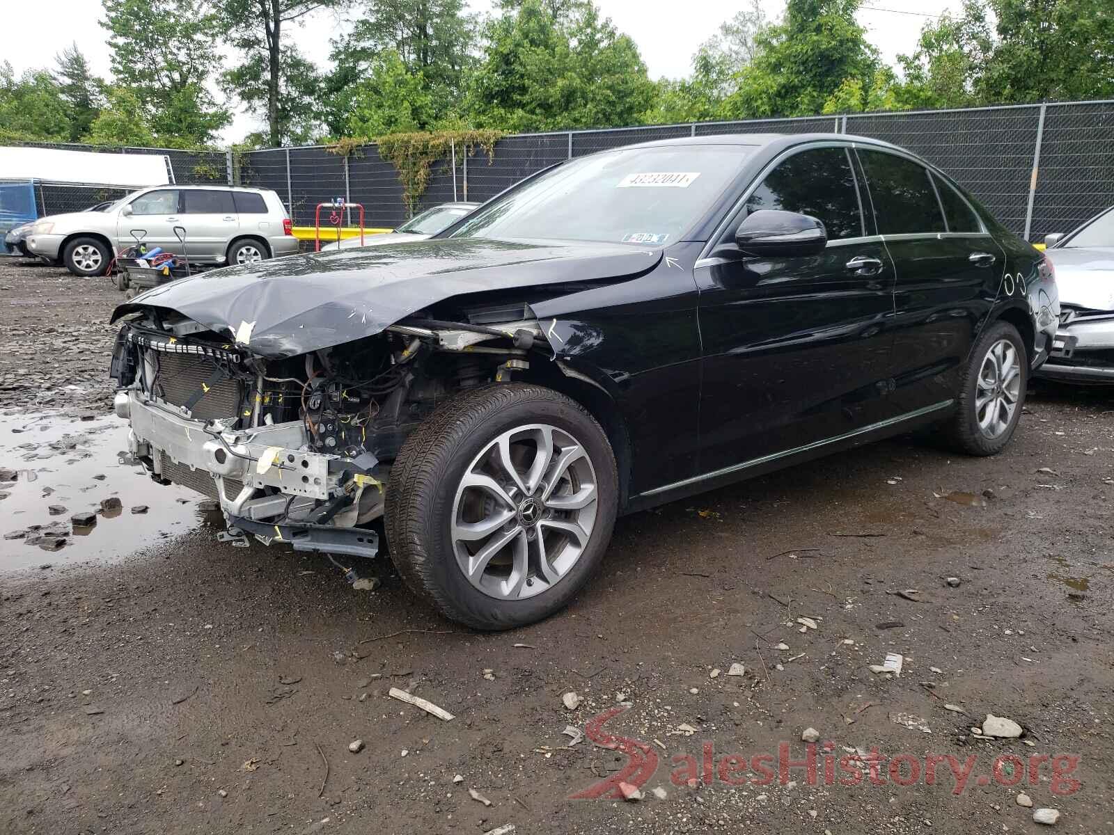 55SWF4KB4JU235453 2018 MERCEDES-BENZ C CLASS