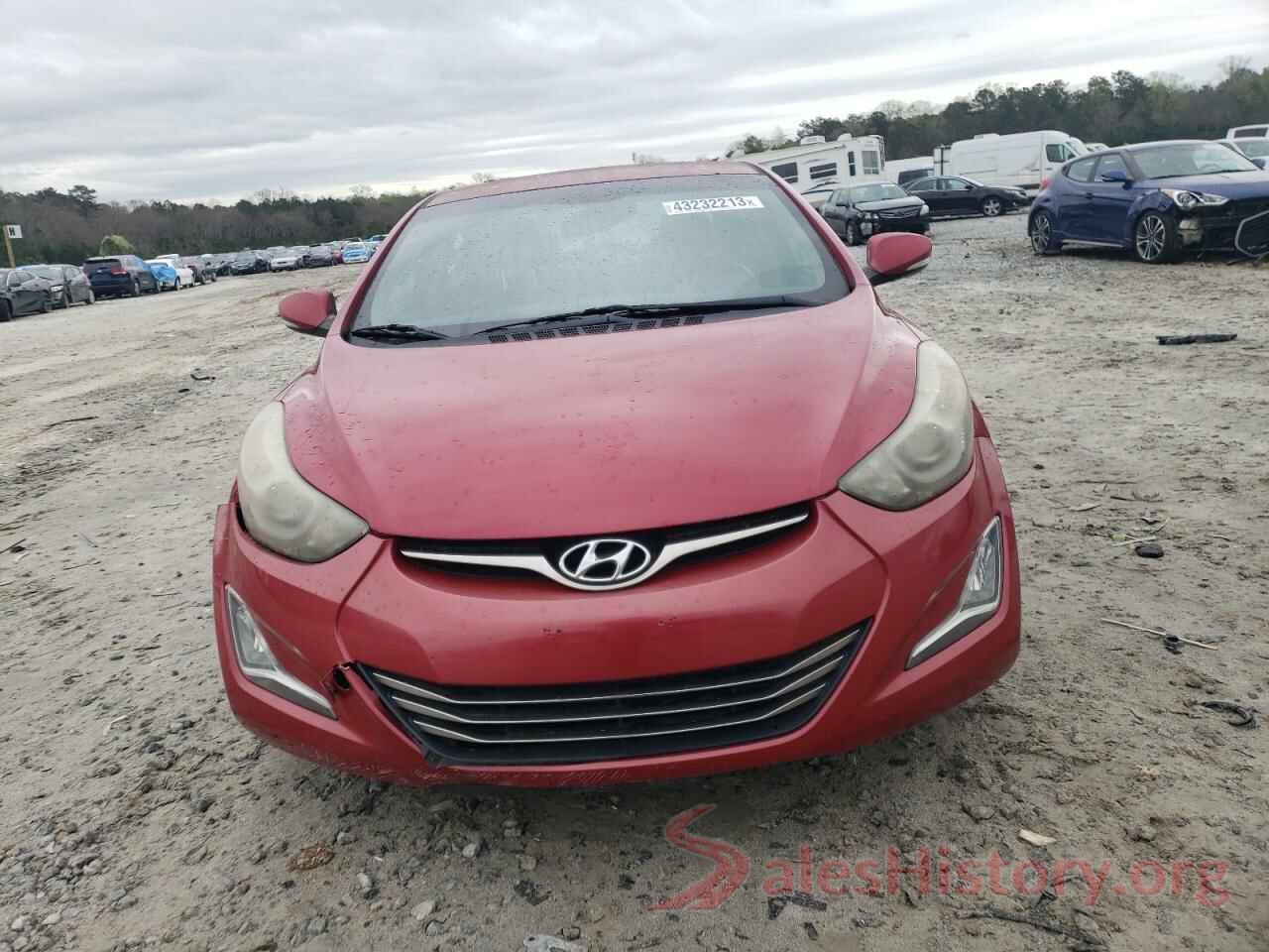 KMHDH4AE5EU126412 2014 HYUNDAI ELANTRA