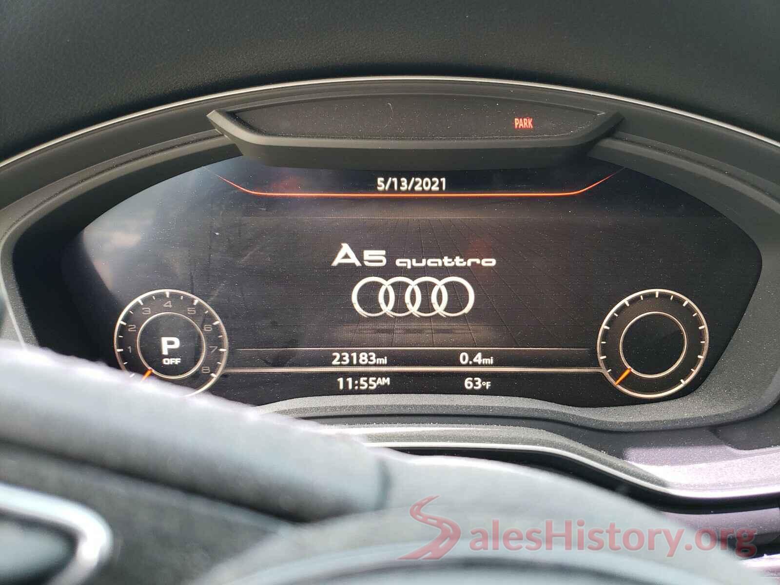 WAUENCF50JA111152 2018 AUDI A5