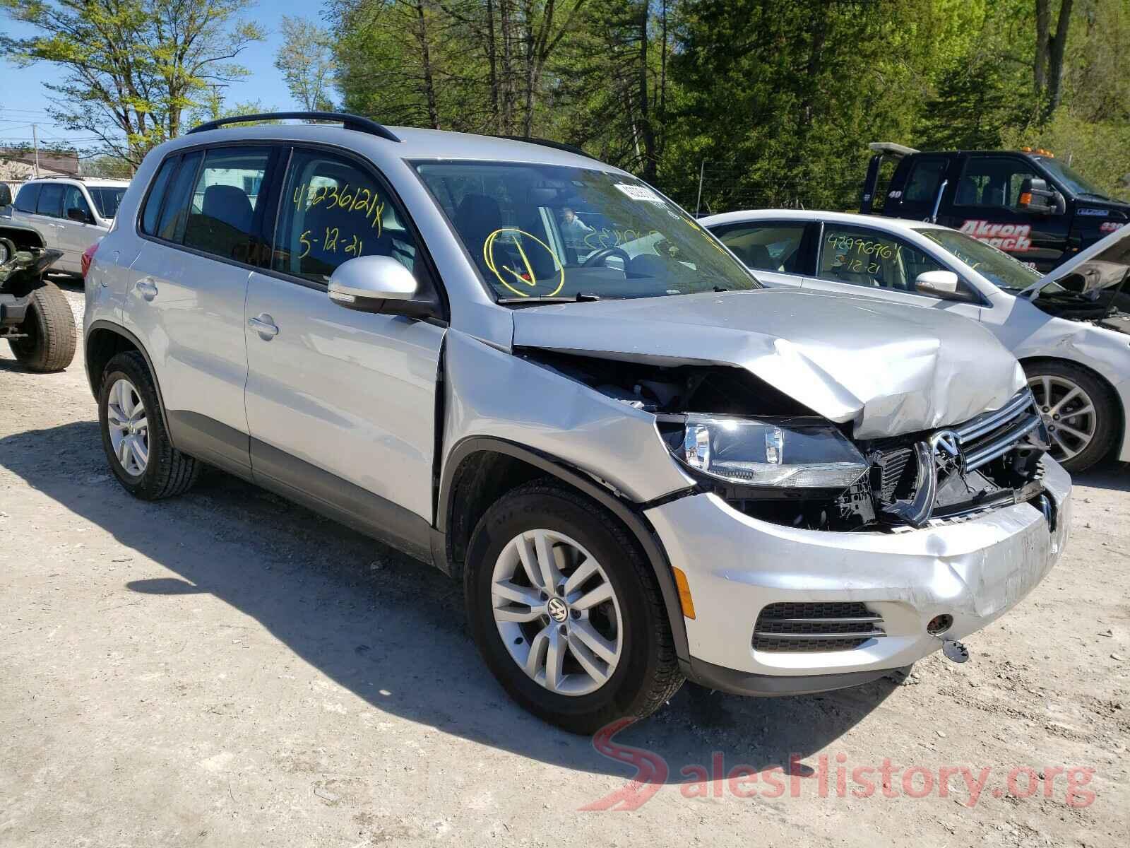 WVGBV7AX7HW510963 2017 VOLKSWAGEN TIGUAN