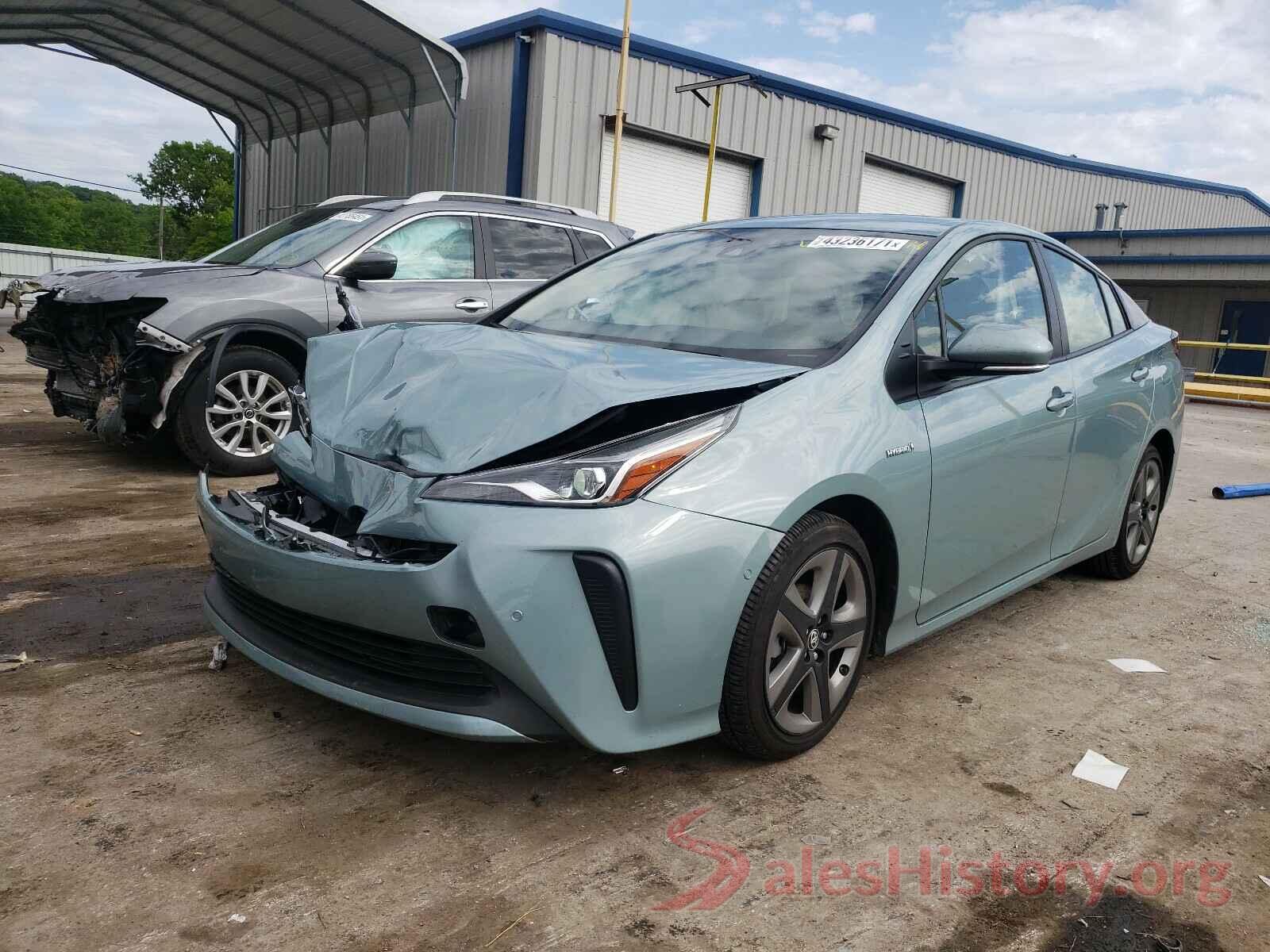 JTDKAMFU4M3136319 2021 TOYOTA PRIUS