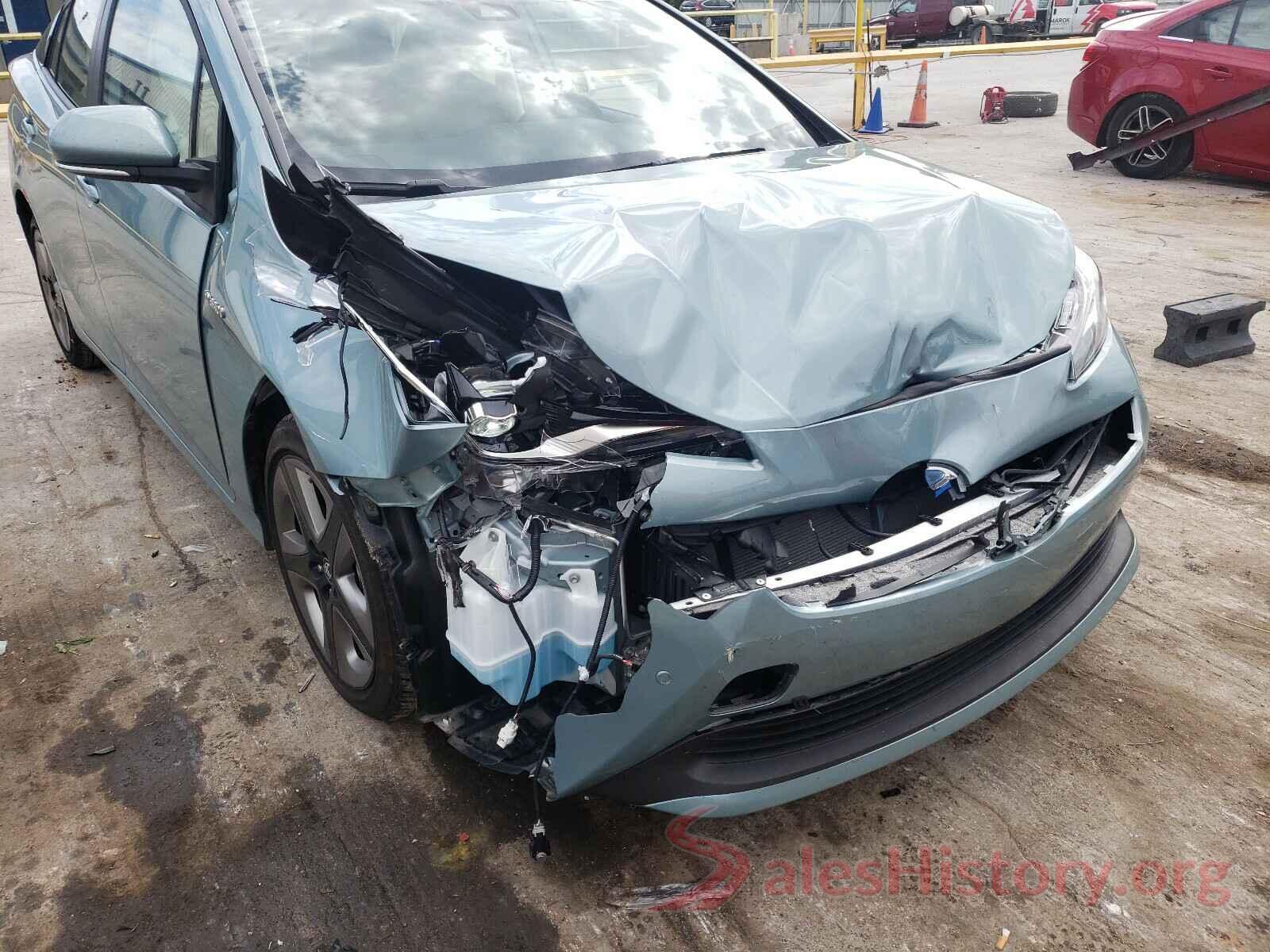 JTDKAMFU4M3136319 2021 TOYOTA PRIUS