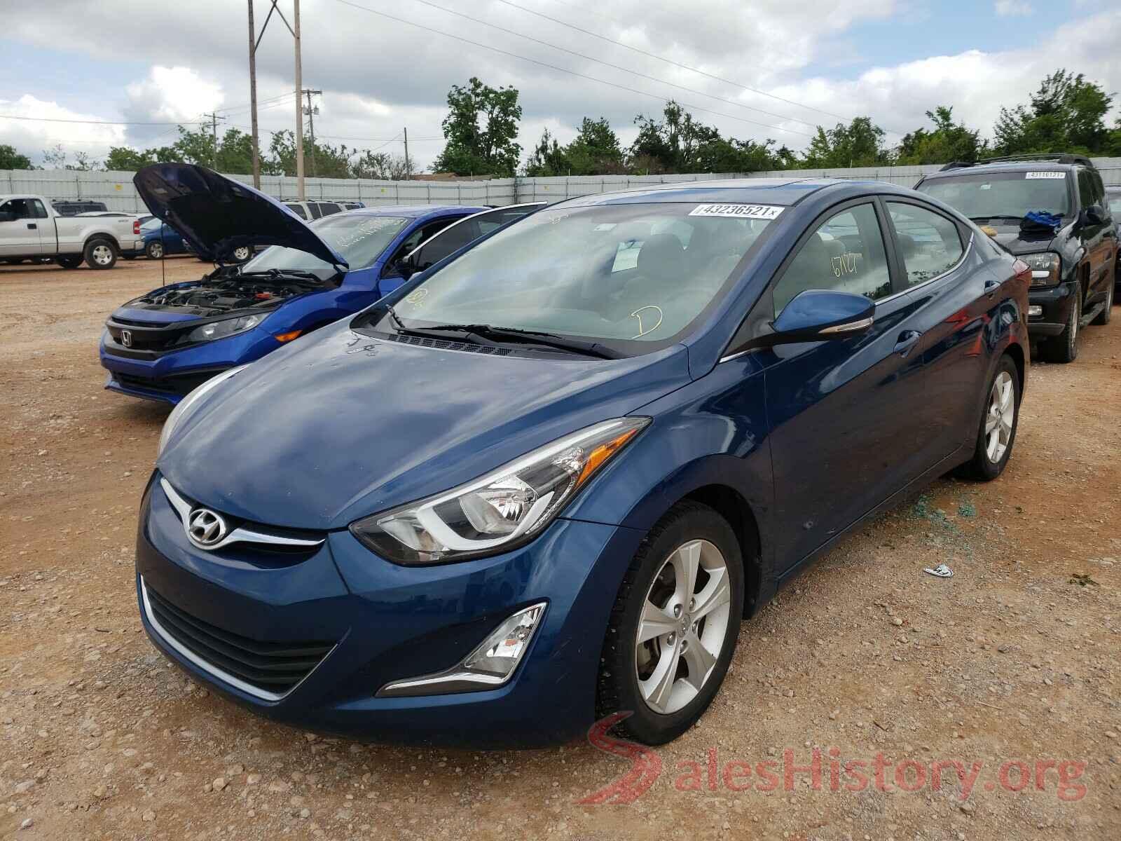 KMHDH4AE6GU624038 2016 HYUNDAI ELANTRA