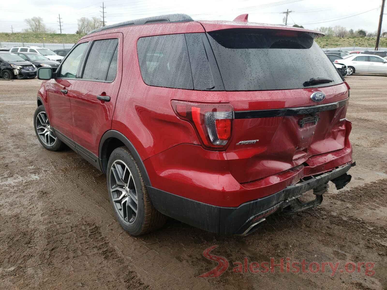 1FM5K8GT3GGA95844 2016 FORD EXPLORER