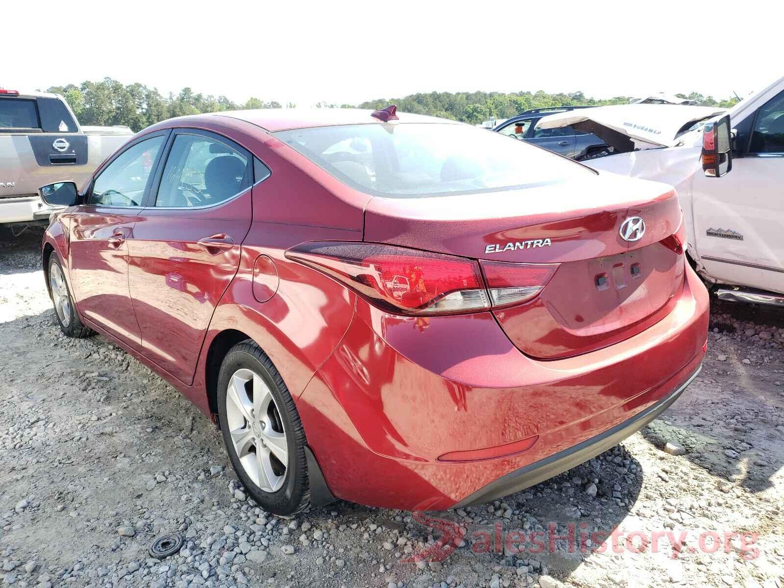 5NPDH4AE6GH693374 2016 HYUNDAI ELANTRA