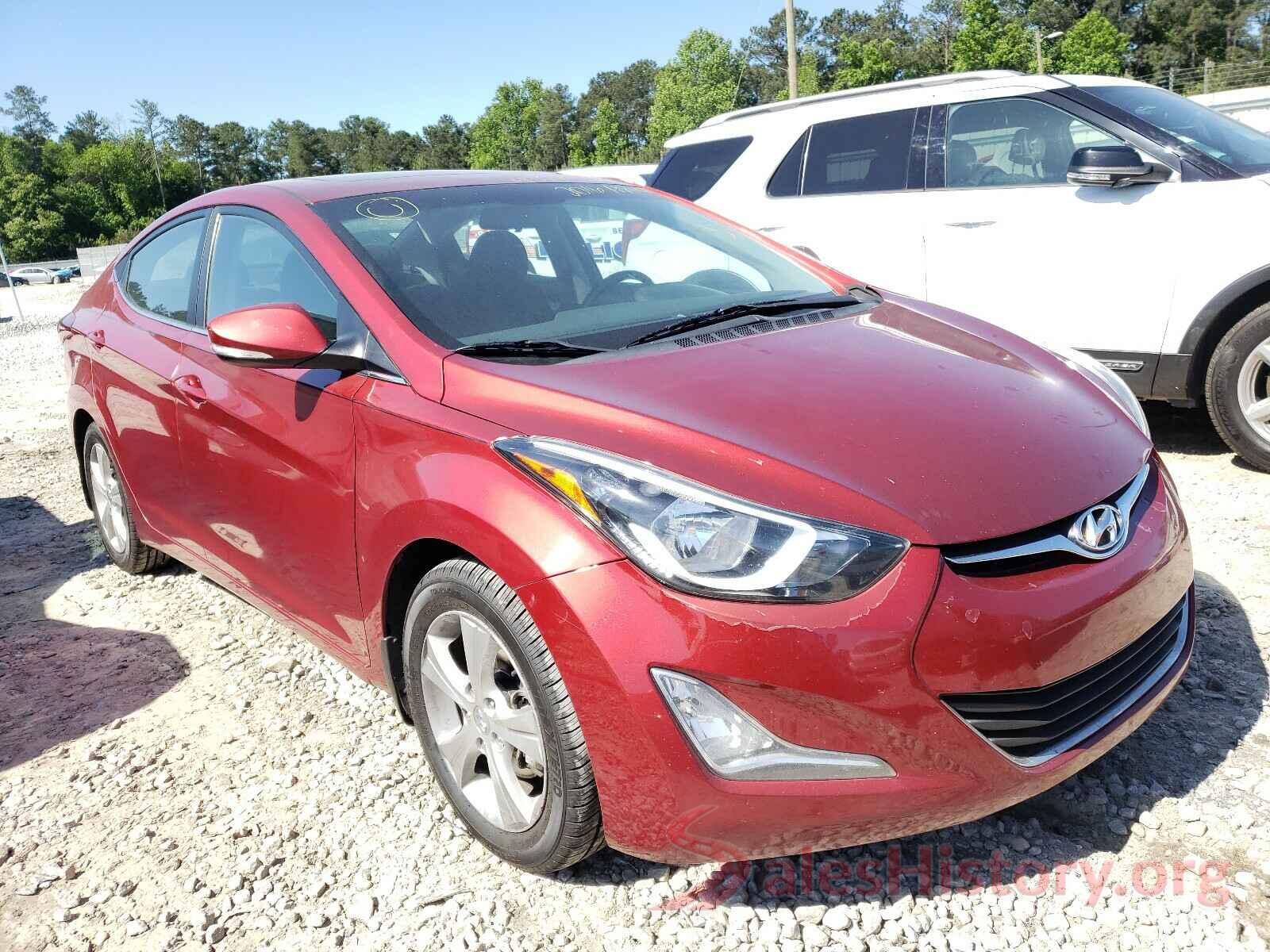 5NPDH4AE6GH693374 2016 HYUNDAI ELANTRA