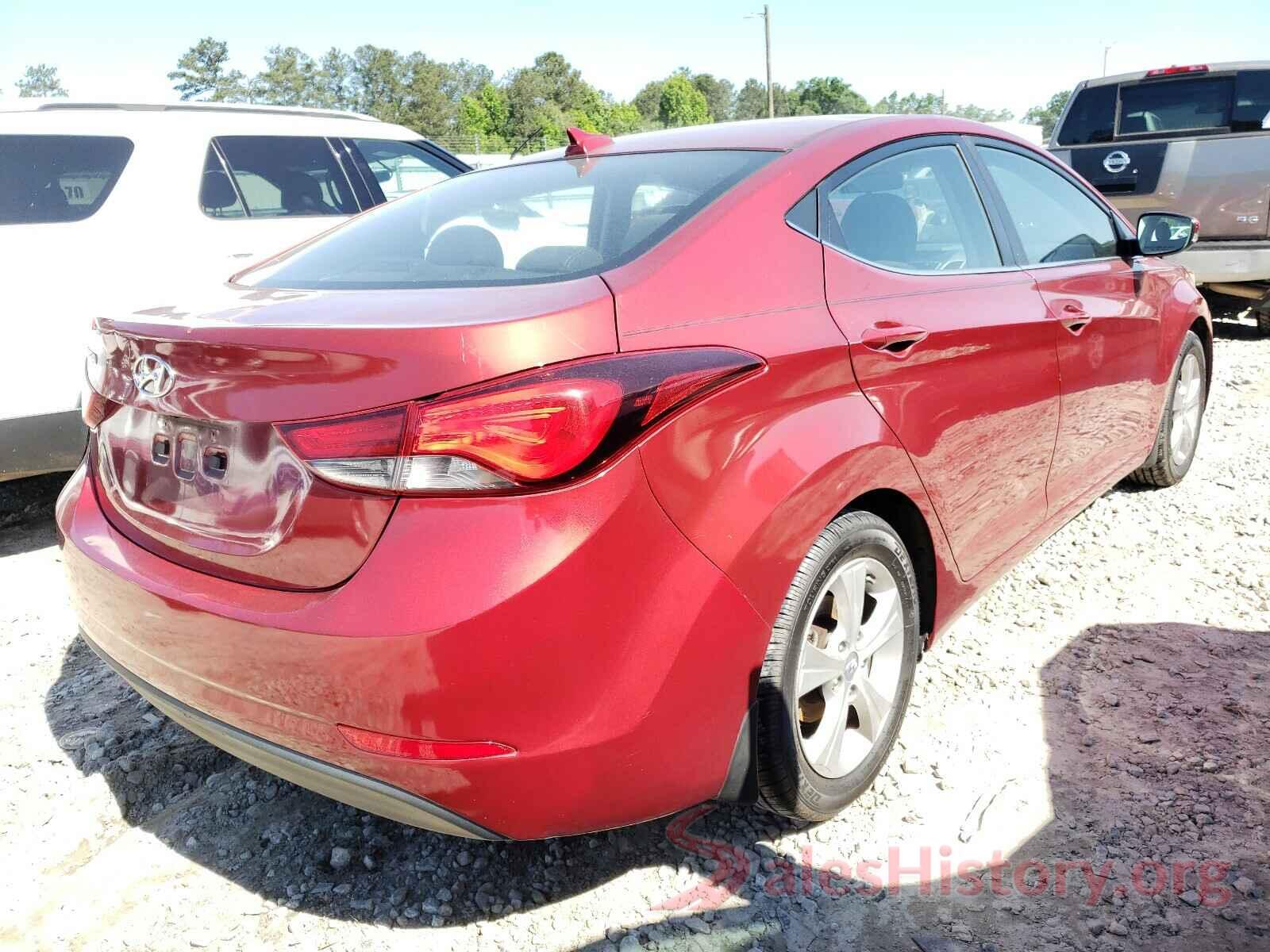 5NPDH4AE6GH693374 2016 HYUNDAI ELANTRA