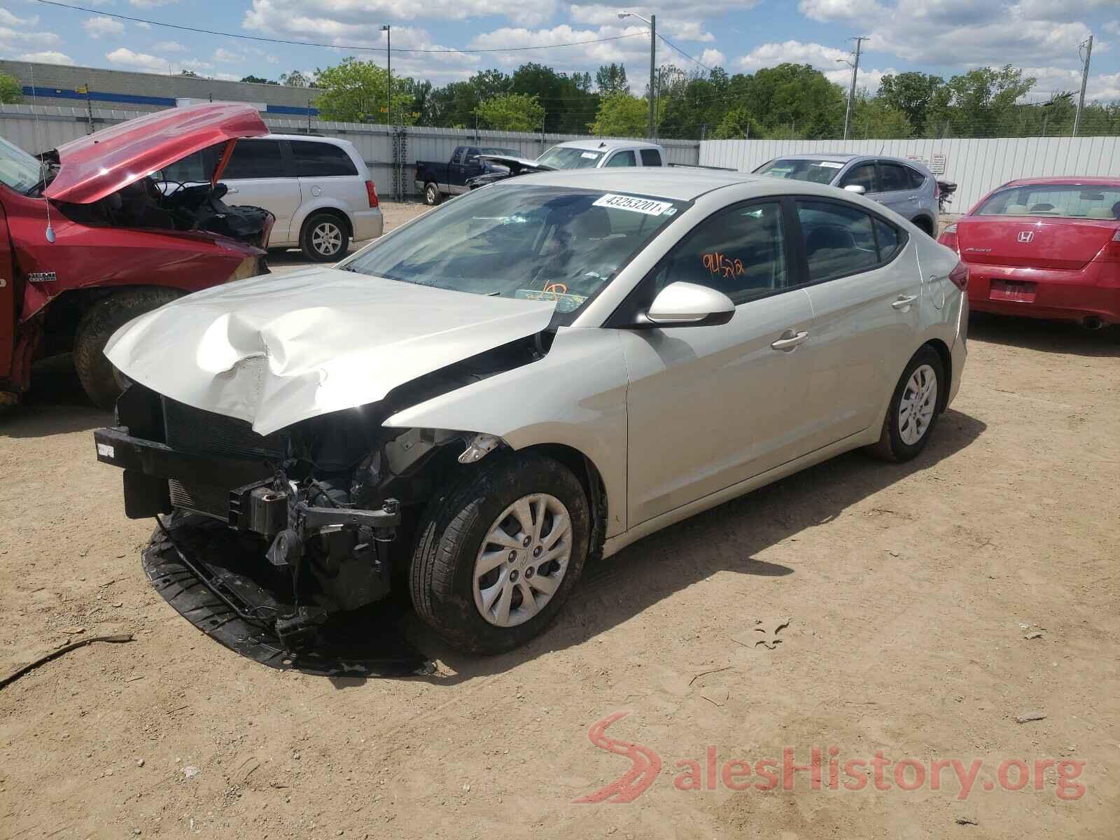 5NPD74LF7HH195405 2017 HYUNDAI ELANTRA