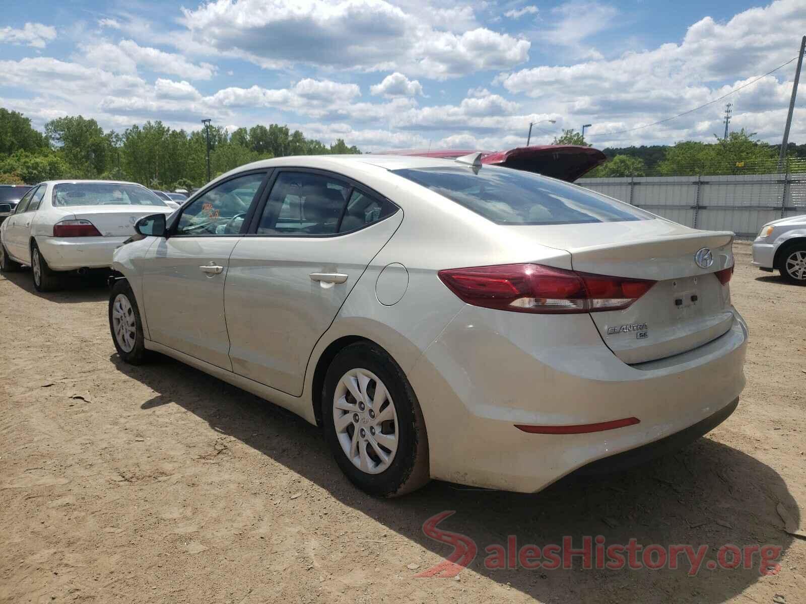 5NPD74LF7HH195405 2017 HYUNDAI ELANTRA