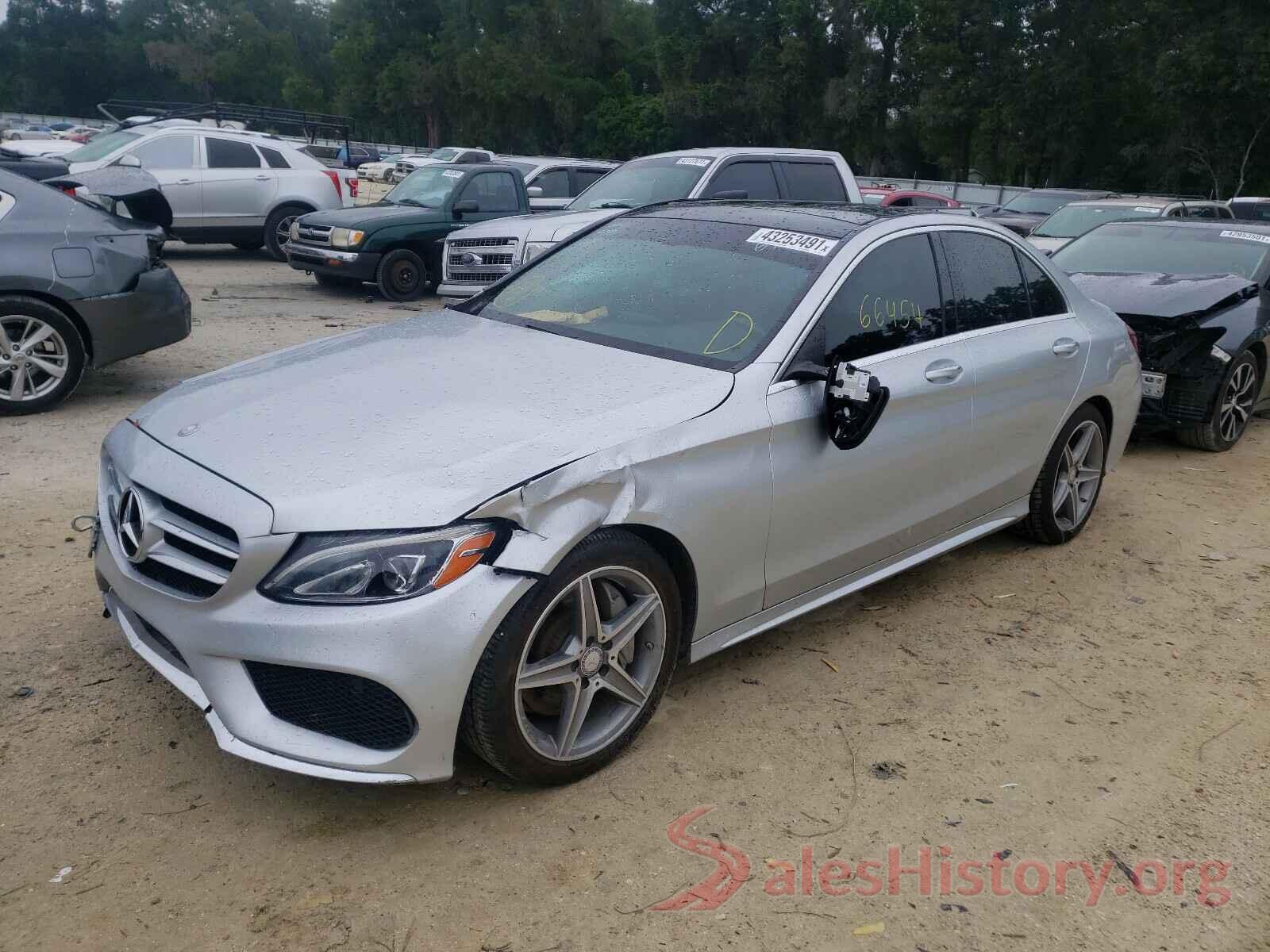 55SWF4JB4GU166483 2016 MERCEDES-BENZ C-CLASS