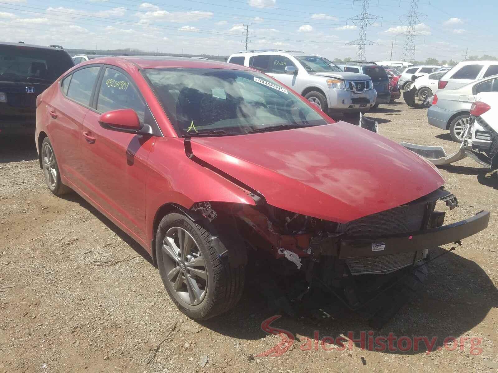 5NPD84LFXJH214399 2018 HYUNDAI ELANTRA