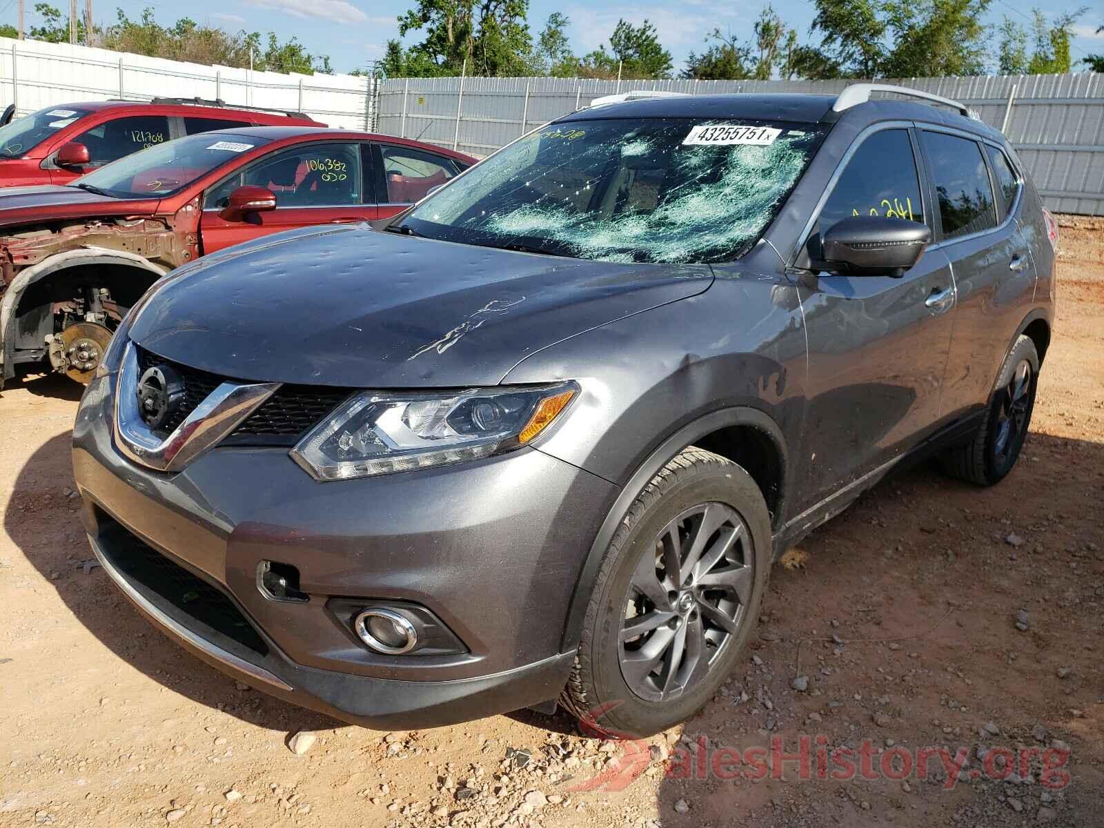 5N1AT2MTXGC815628 2016 NISSAN ROGUE