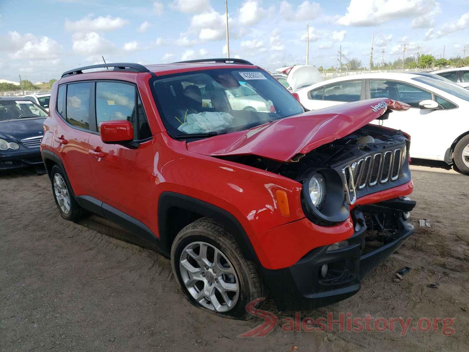 ZACCJABT4GPE00445 2016 JEEP RENEGADE