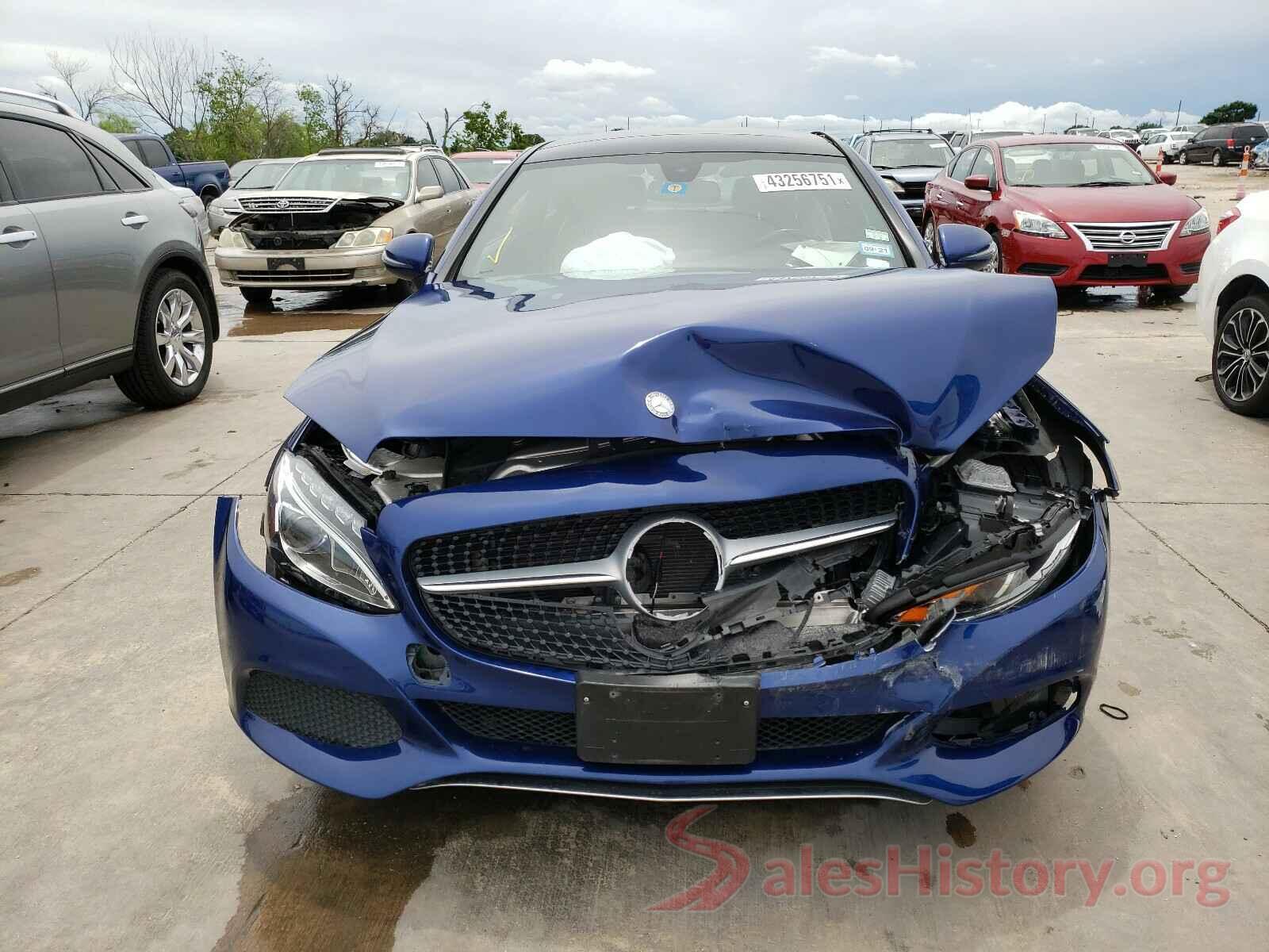 WDDWJ4KB0HF403956 2017 MERCEDES-BENZ C CLASS