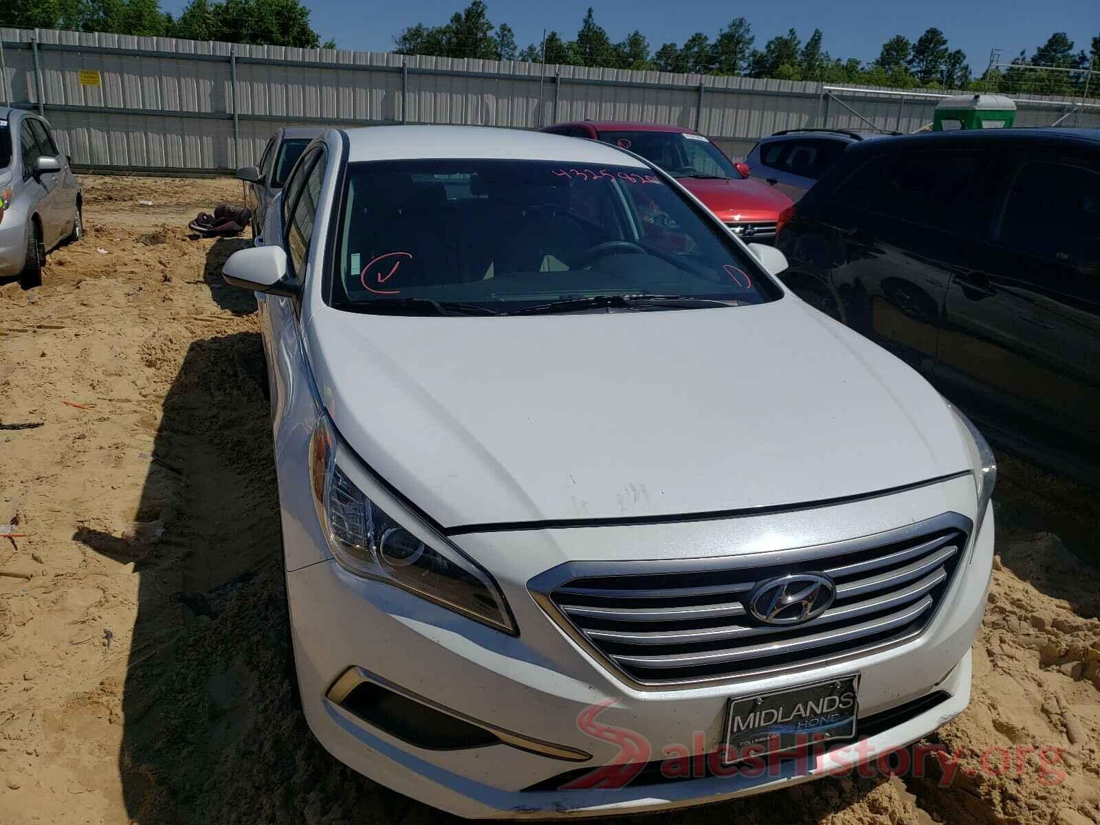 5NPE24AF5GH261924 2016 HYUNDAI SONATA