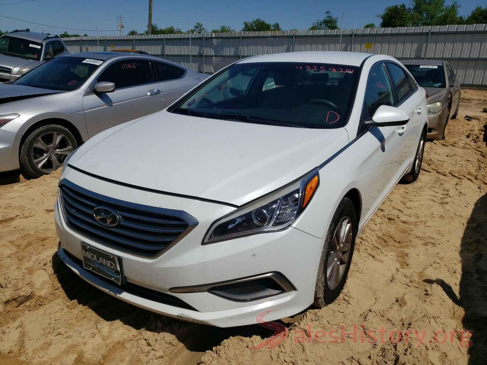 5NPE24AF5GH261924 2016 HYUNDAI SONATA