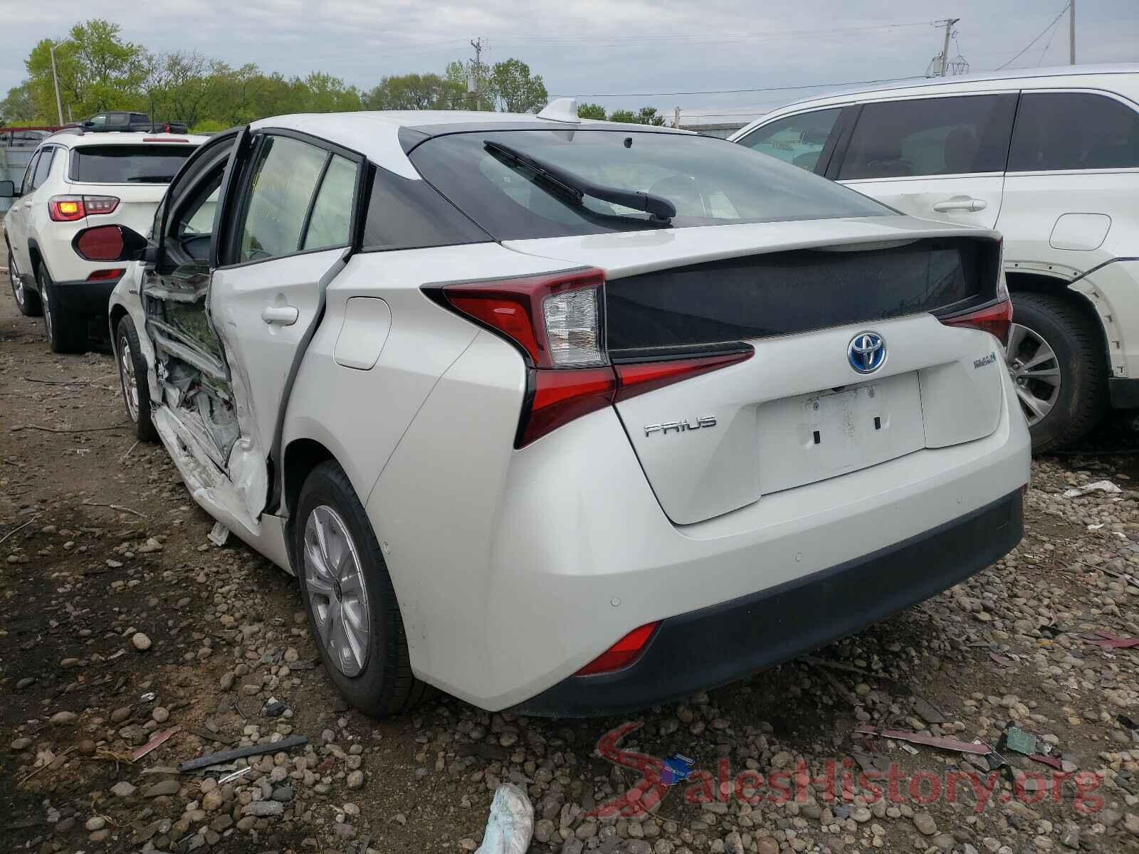 JTDKAMFU9M3136557 2021 TOYOTA PRIUS