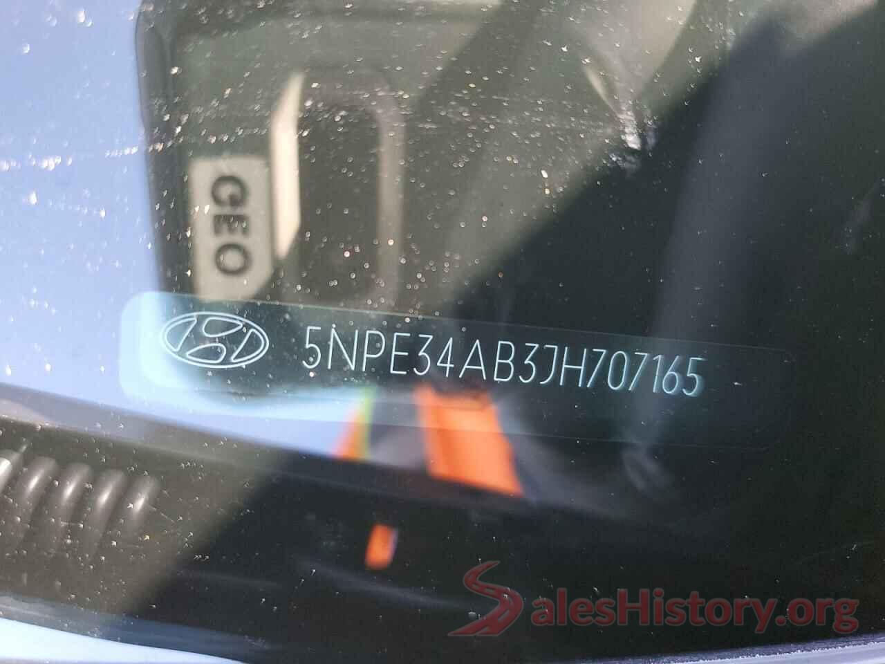 5NPE34AB3JH707165 2018 HYUNDAI SONATA