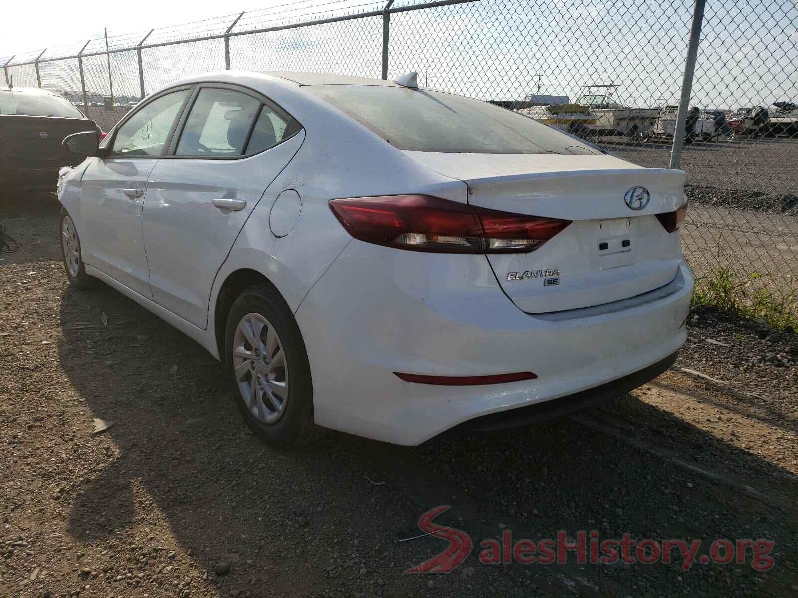 5NPD74LF4HH164015 2017 HYUNDAI ELANTRA