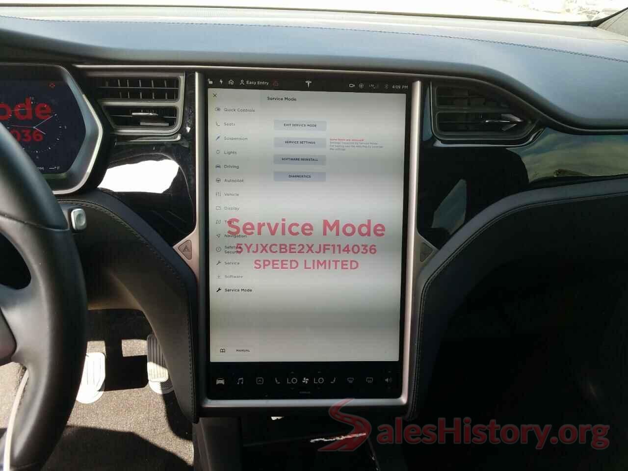 5YJXCBE2XJF114036 2018 TESLA MODEL X