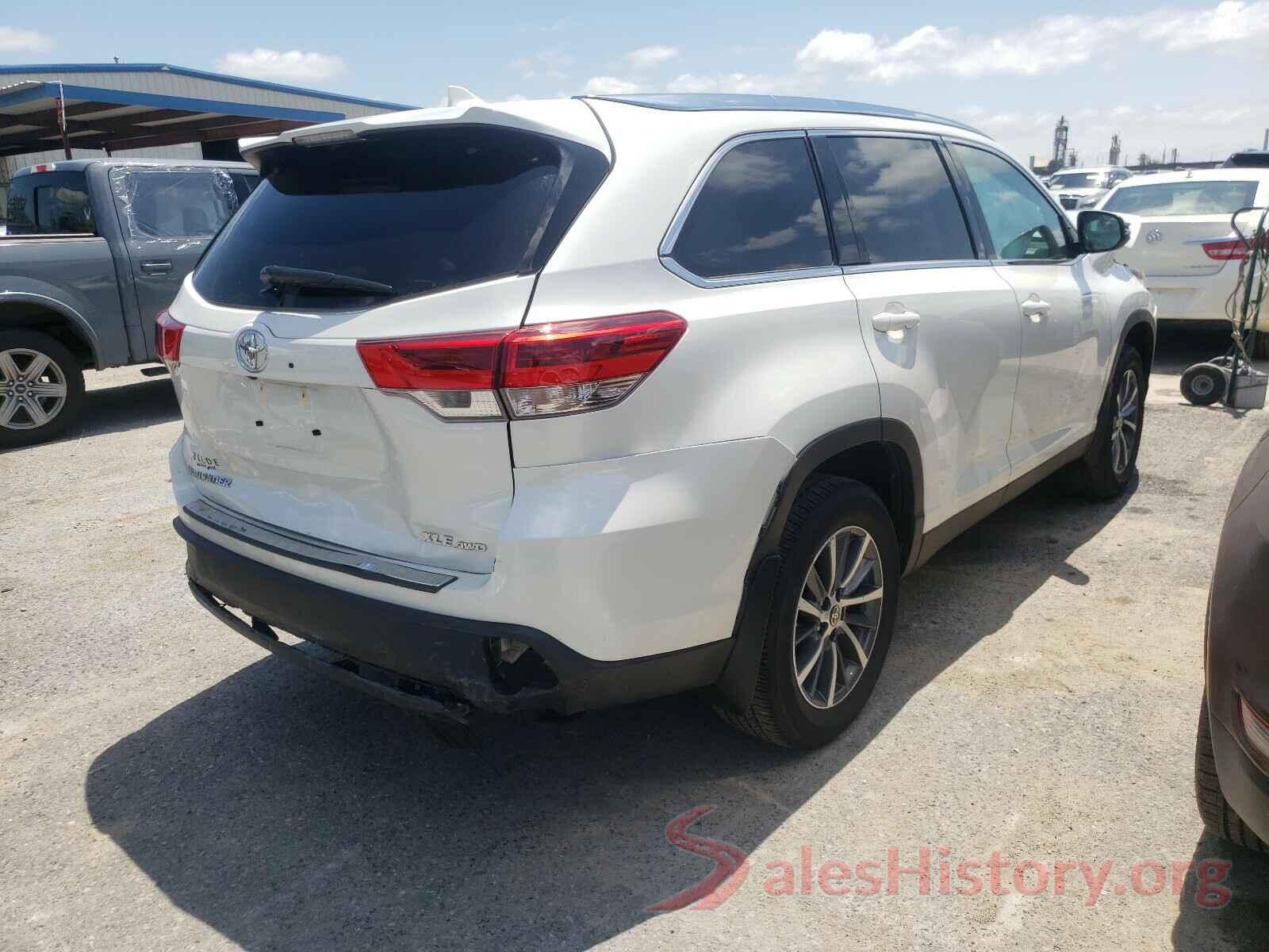 5TDJZRFH7KS628083 2019 TOYOTA HIGHLANDER