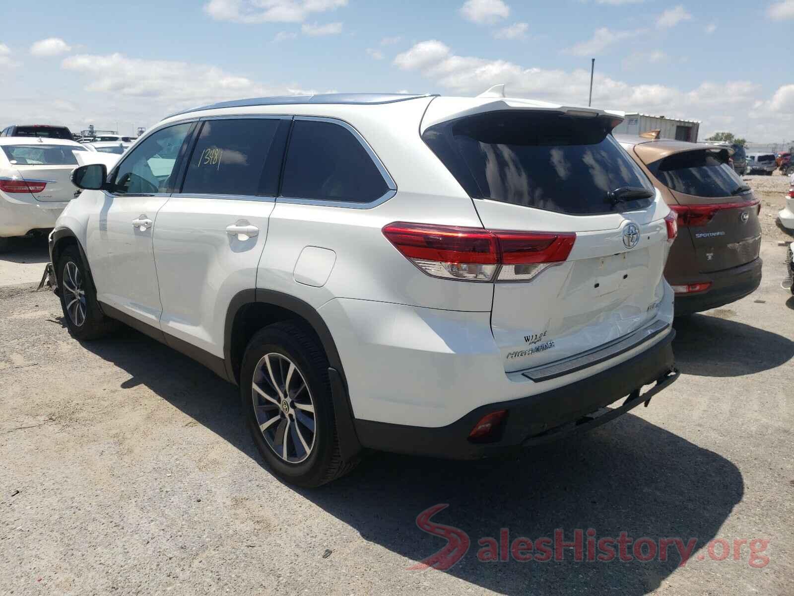 5TDJZRFH7KS628083 2019 TOYOTA HIGHLANDER