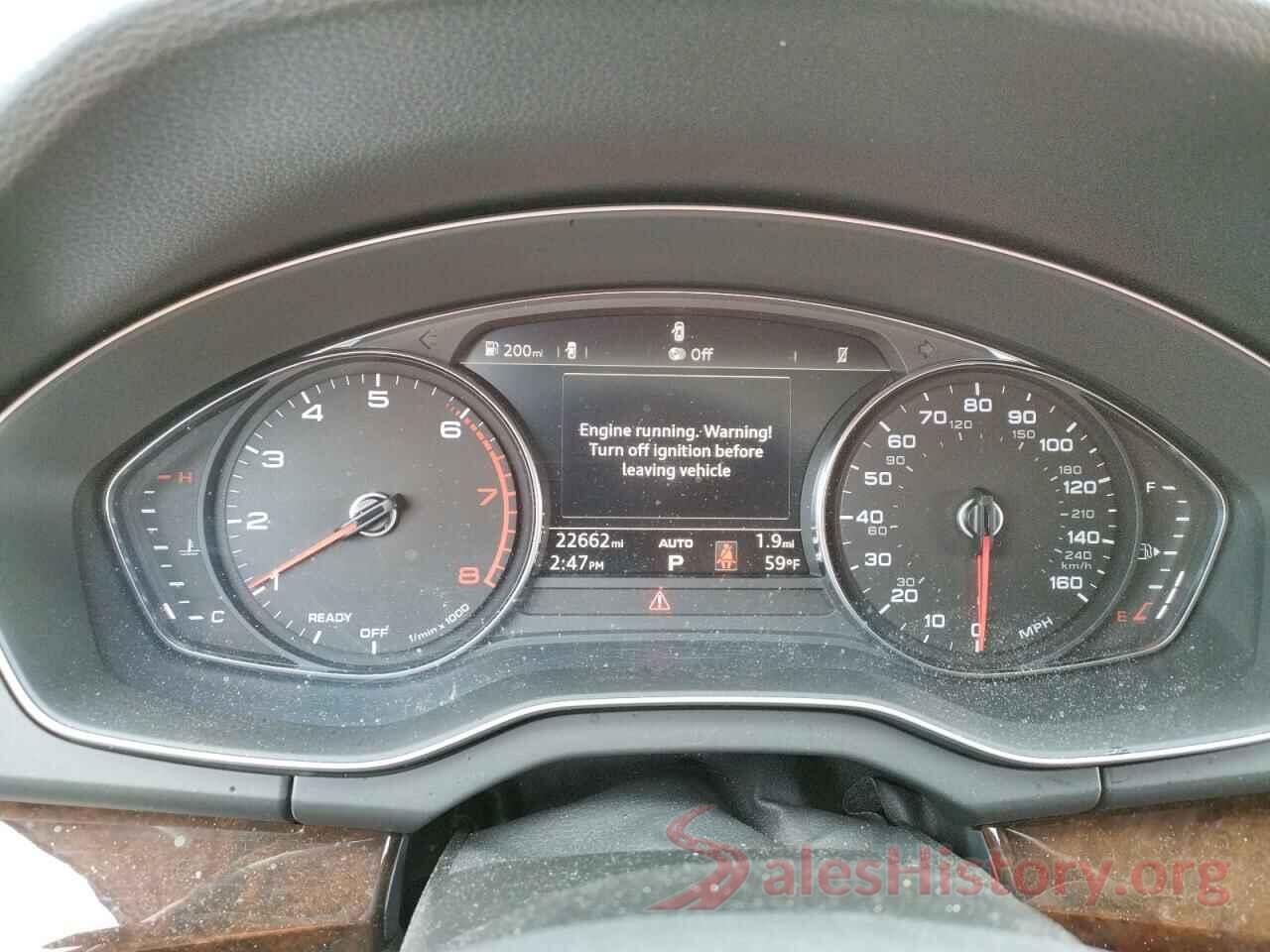 WA1ANAFY0K2103042 2019 AUDI Q5