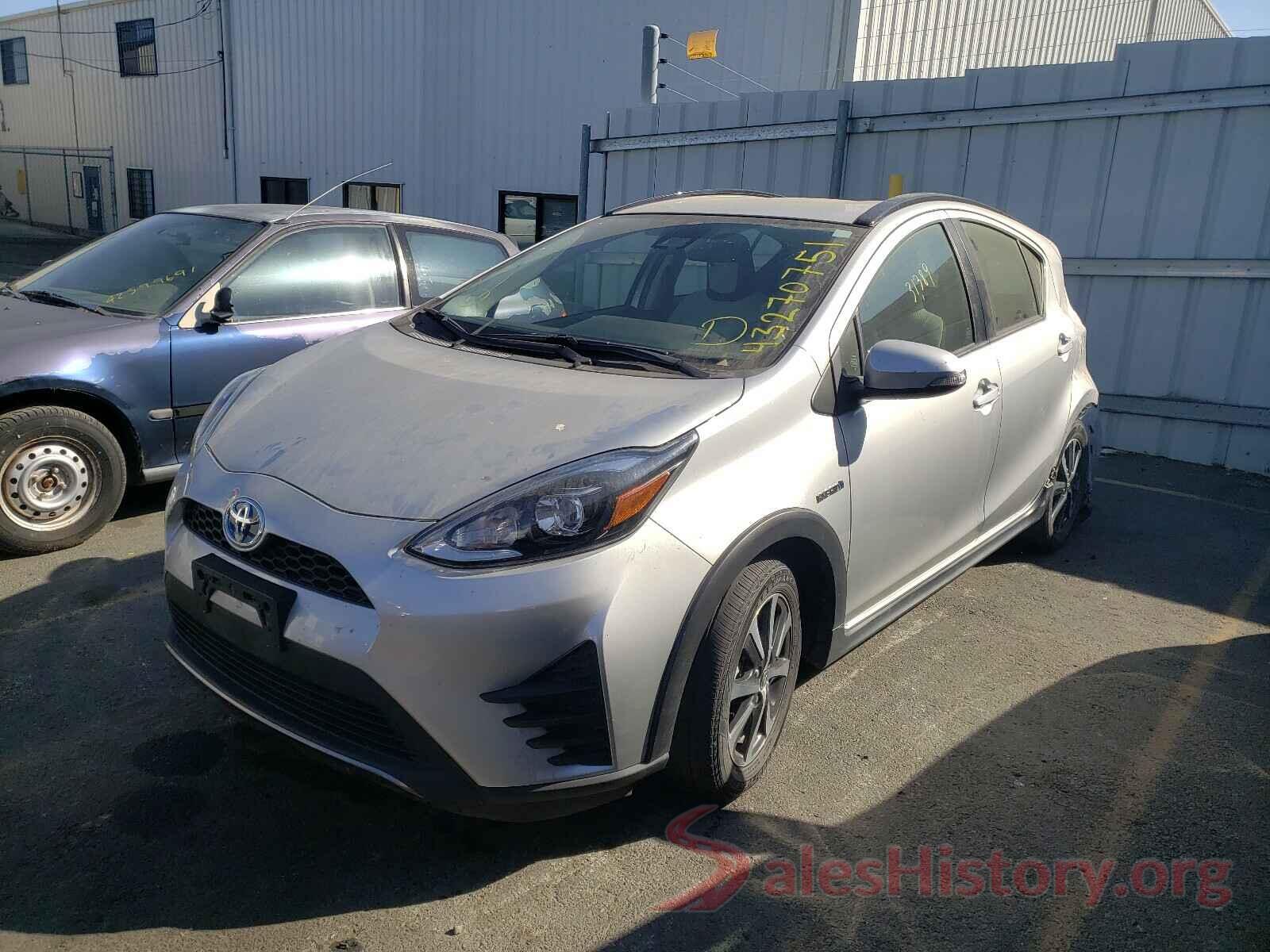 JTDKDTB39J1612425 2018 TOYOTA PRIUS