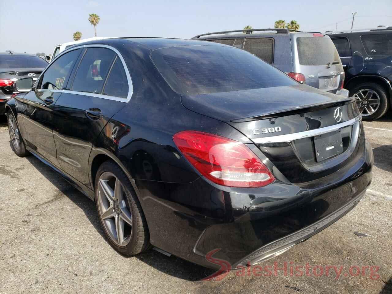 55SWF4JB5HU211738 2017 MERCEDES-BENZ C CLASS