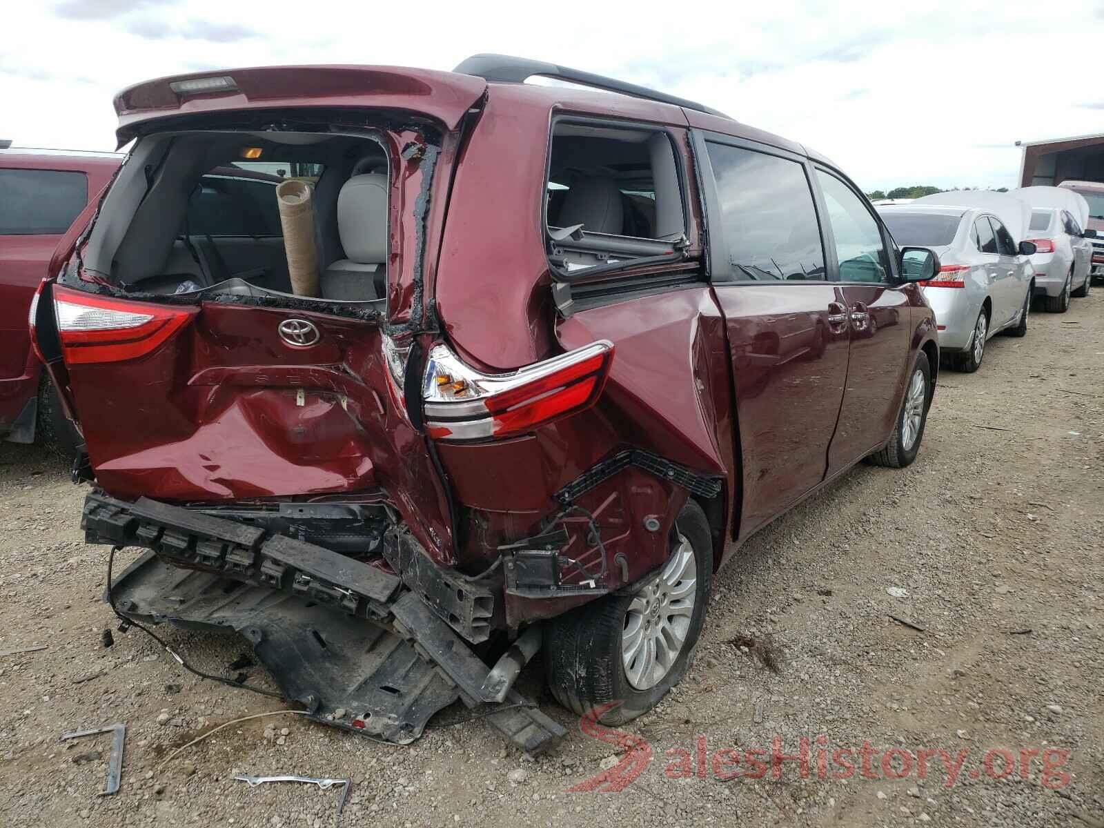 5TDYK3DC4GS753136 2016 TOYOTA SIENNA