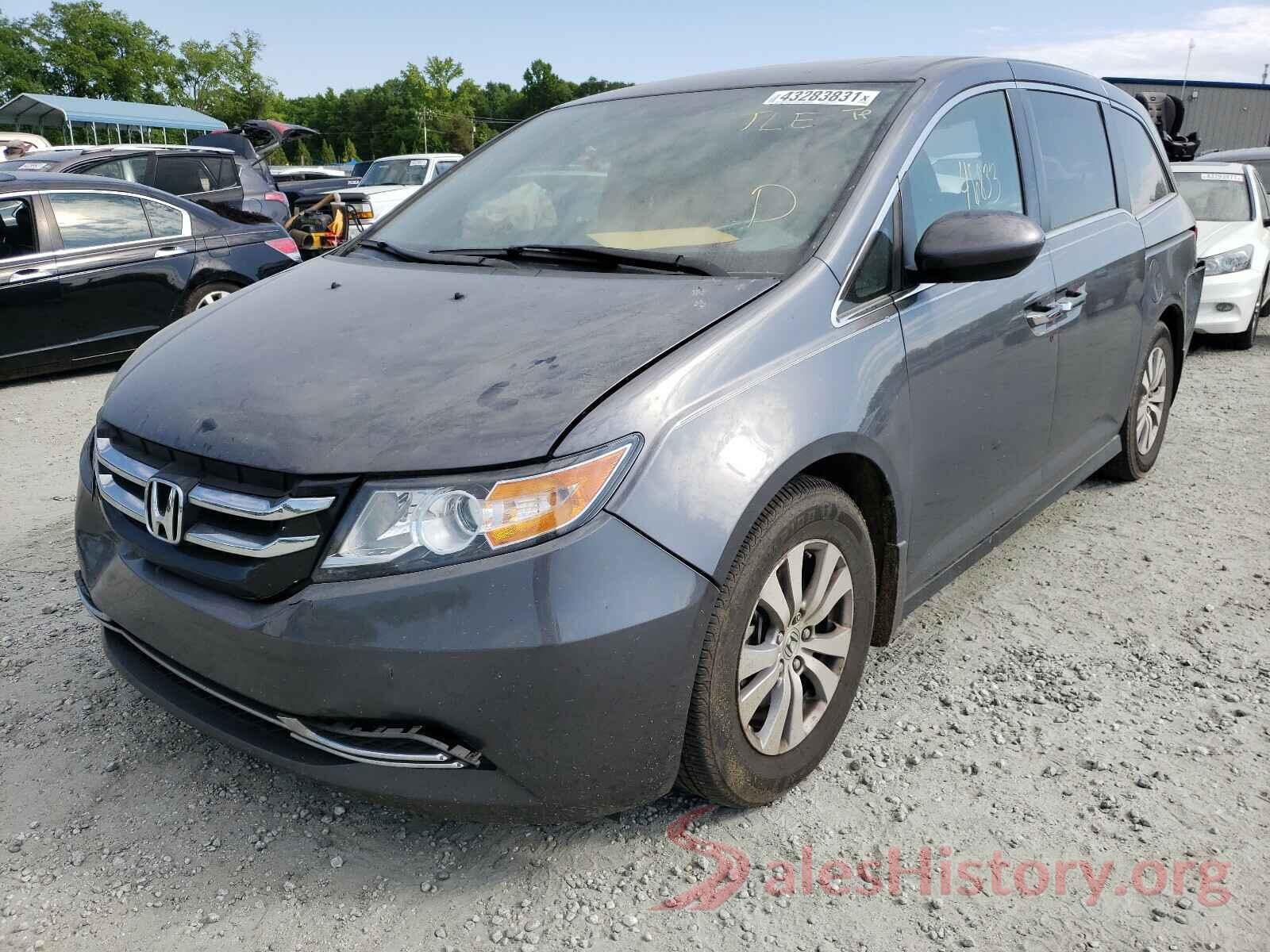 5FNRL5H63GB121038 2016 HONDA ODYSSEY