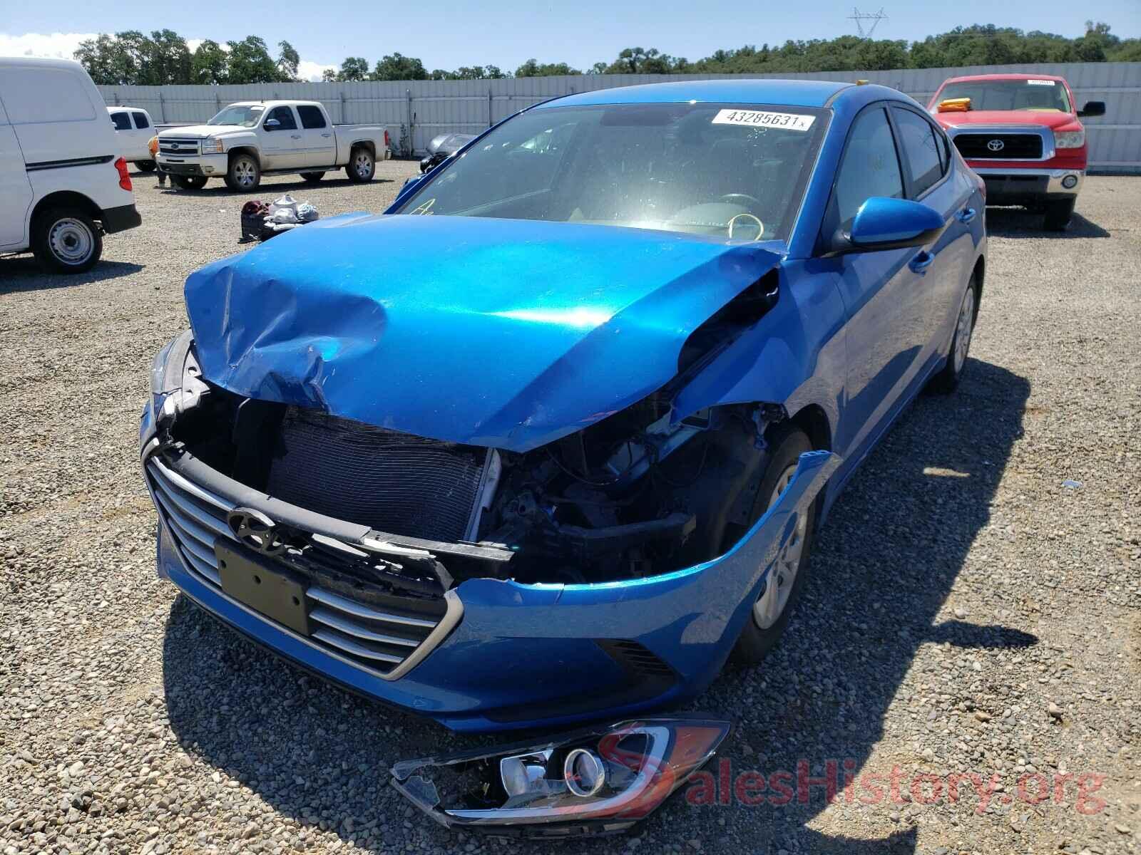 KMHD74LF7HU392253 2017 HYUNDAI ELANTRA