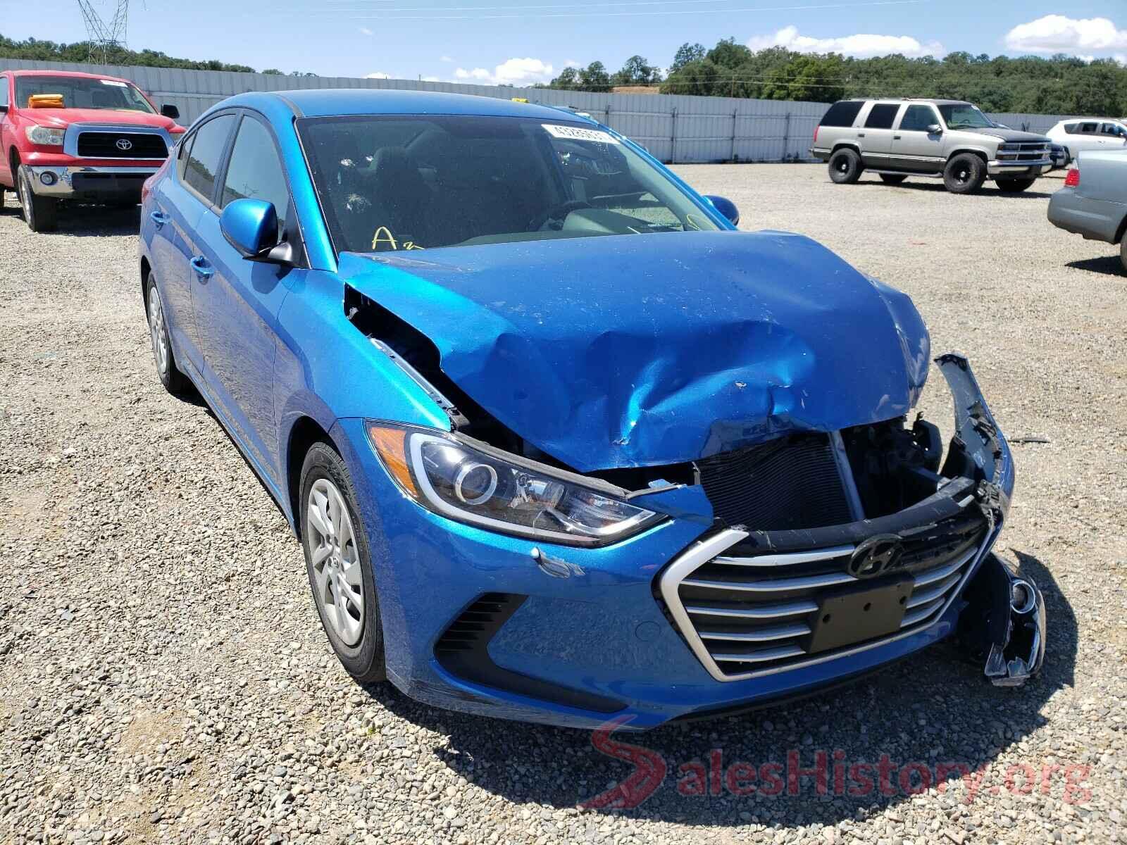 KMHD74LF7HU392253 2017 HYUNDAI ELANTRA