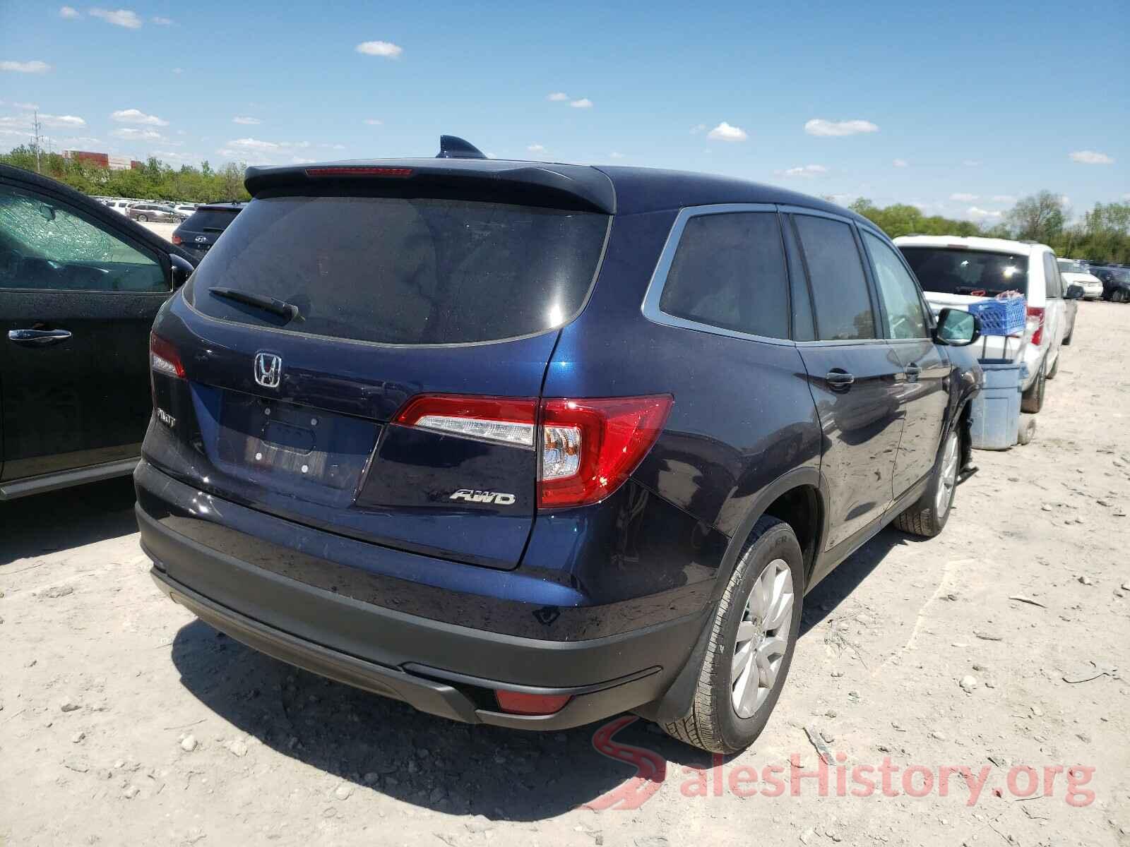 5FNYF6H17KB070875 2019 HONDA PILOT