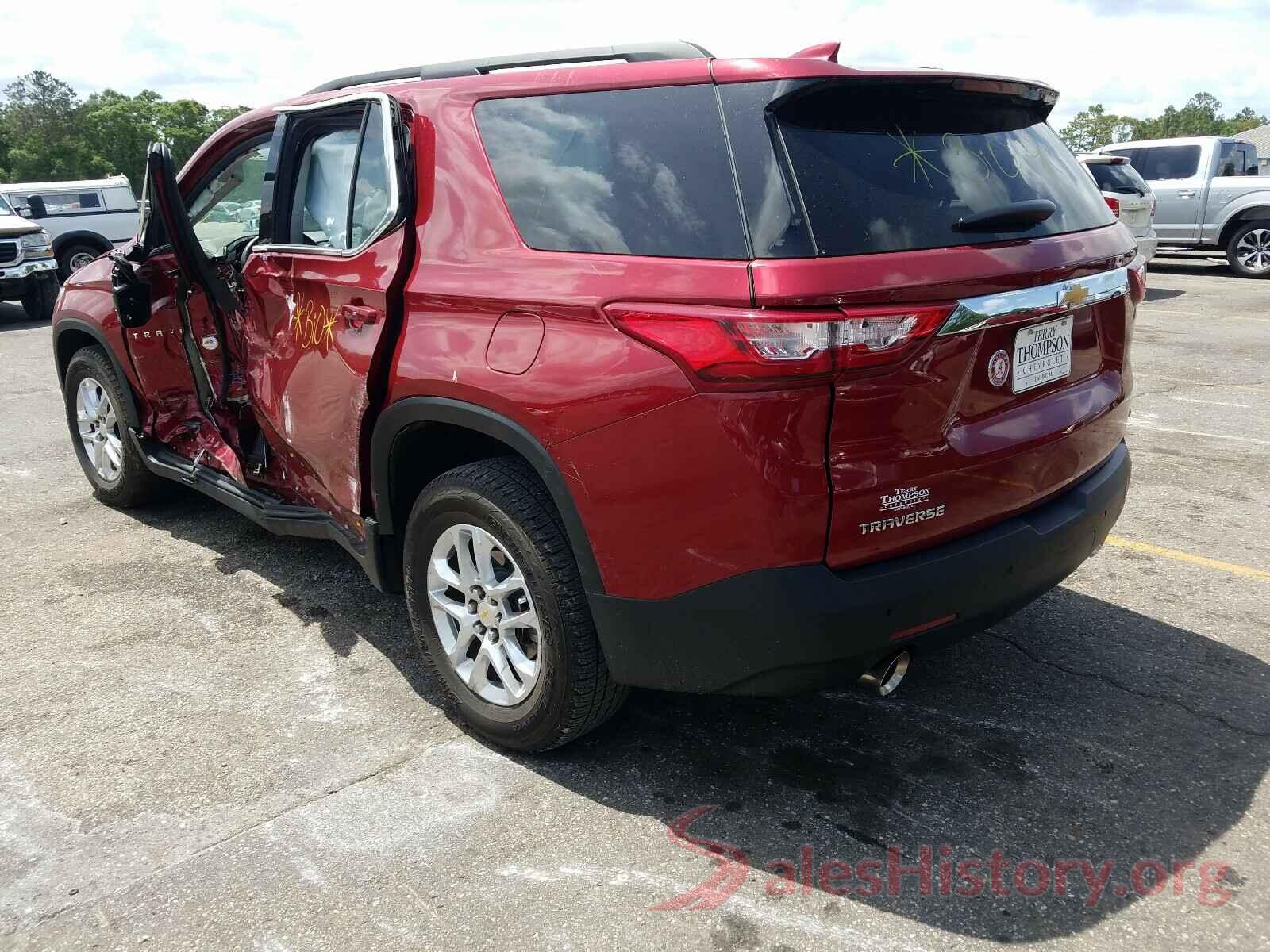 1GNERGKW2KJ288422 2019 CHEVROLET TRAVERSE