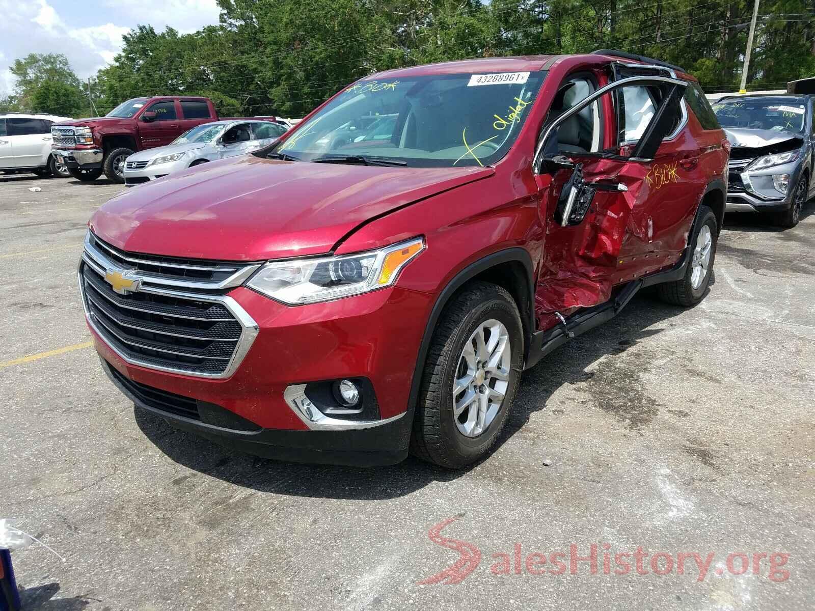 1GNERGKW2KJ288422 2019 CHEVROLET TRAVERSE