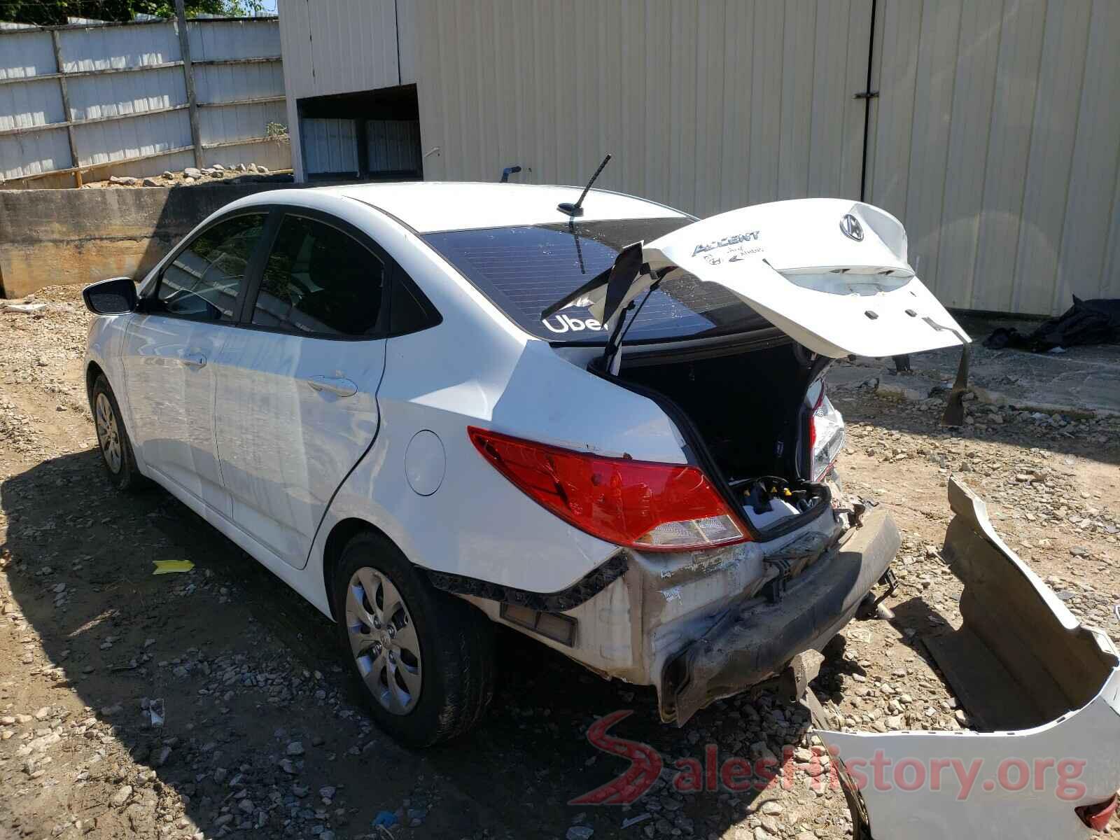 KMHCT4AEXGU111501 2016 HYUNDAI ACCENT