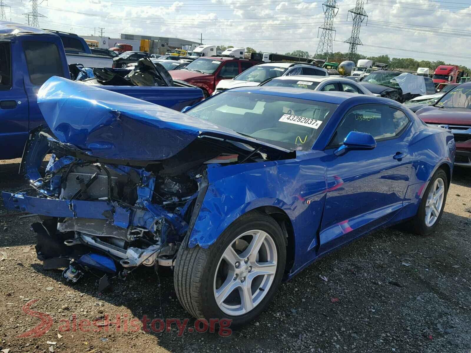 2017 CHEVROLET CAMARO VIN 1G1FB1RS3H0201426, front view