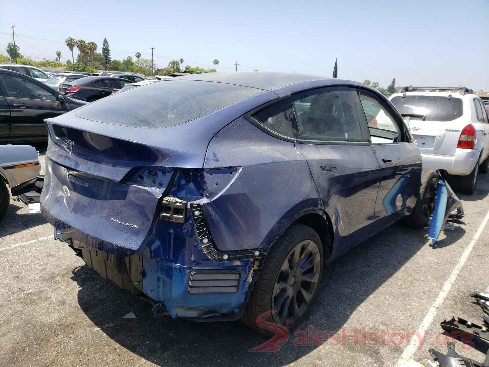 5YJYGDEE7LF054850 2020 TESLA MODEL Y