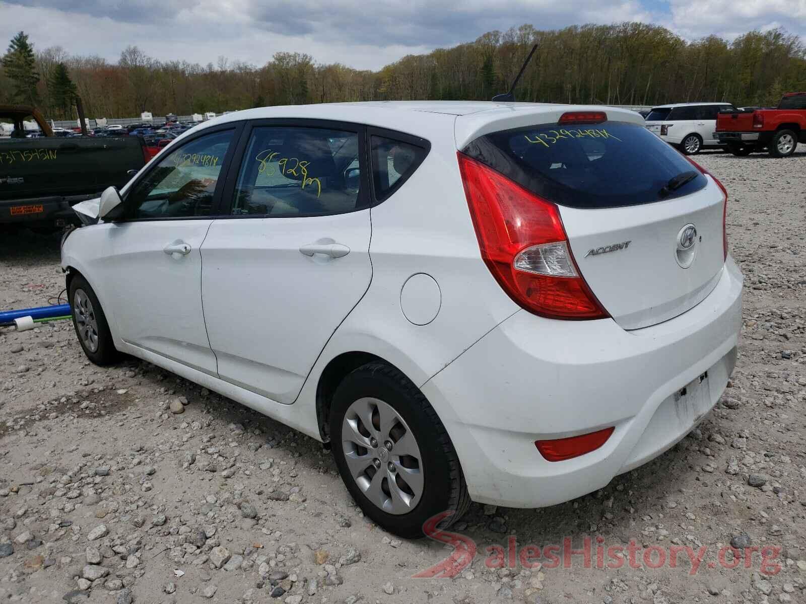 KMHCT5AE2HU350662 2017 HYUNDAI ACCENT