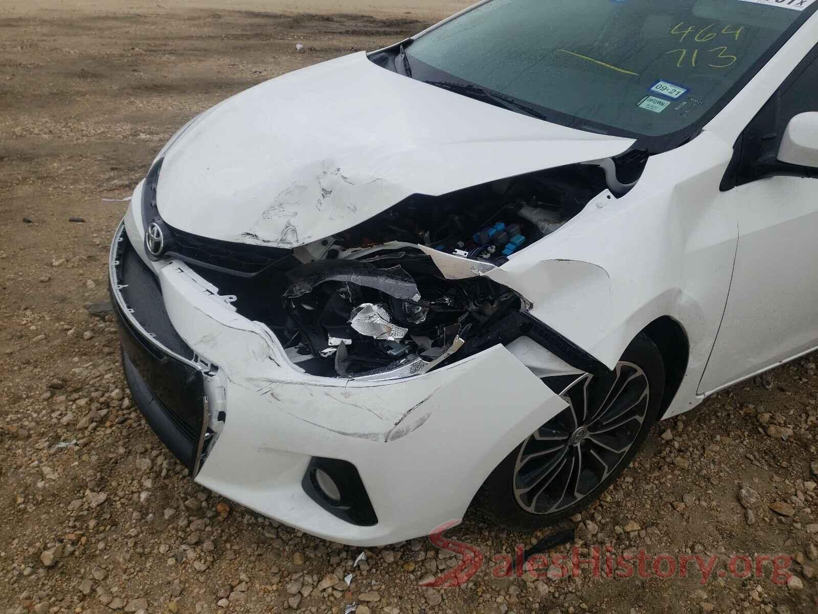 5YFBURHE7GP464713 2016 TOYOTA COROLLA